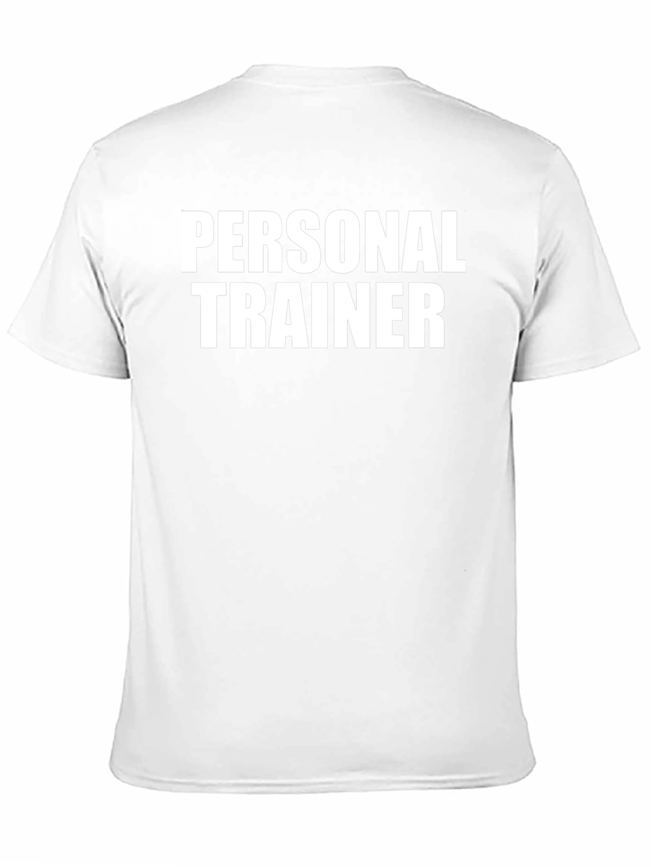 Camiseta Personal Trainer Negra Algodón