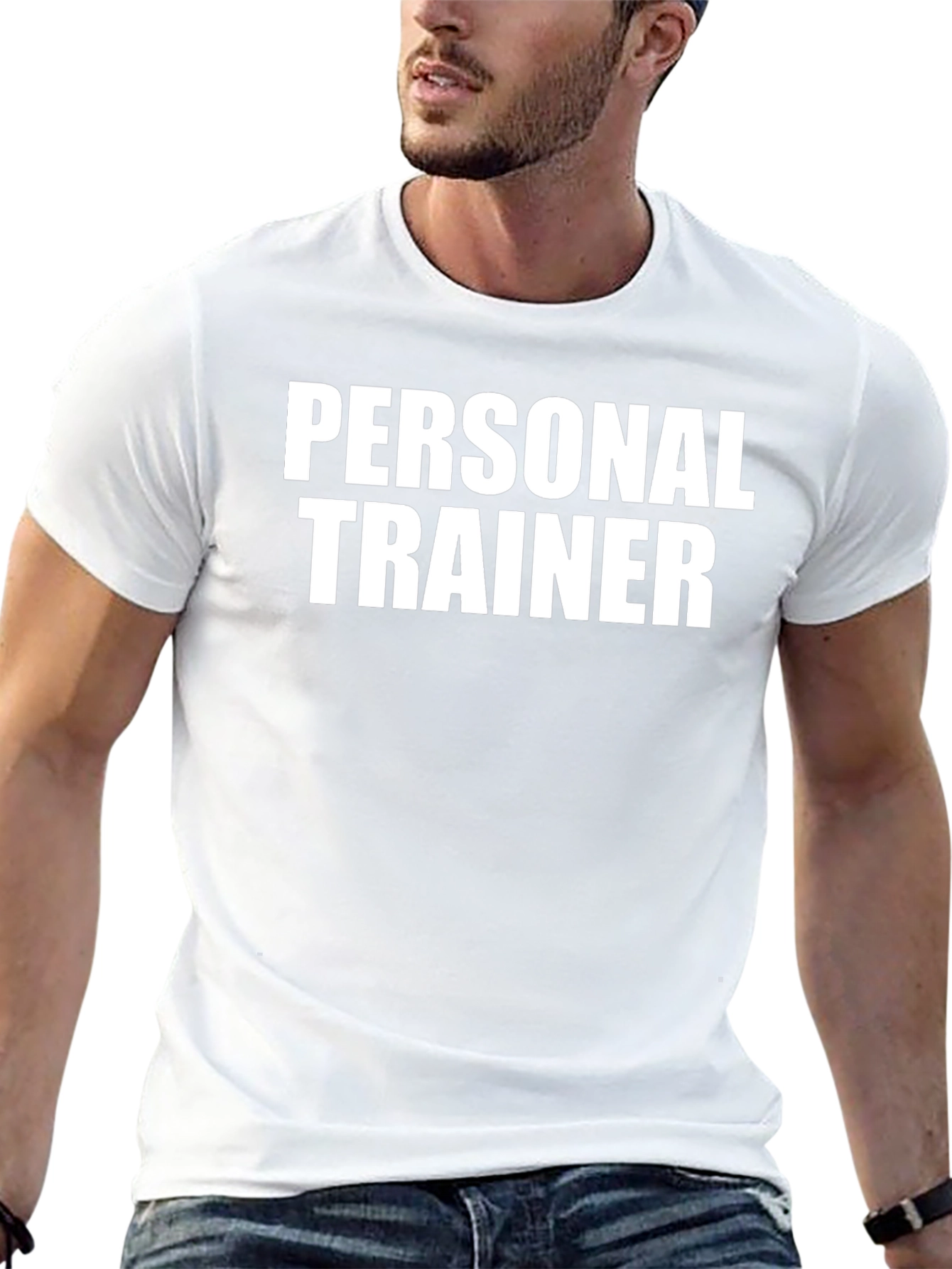 Camiseta Personal Trainer Negra Algodón