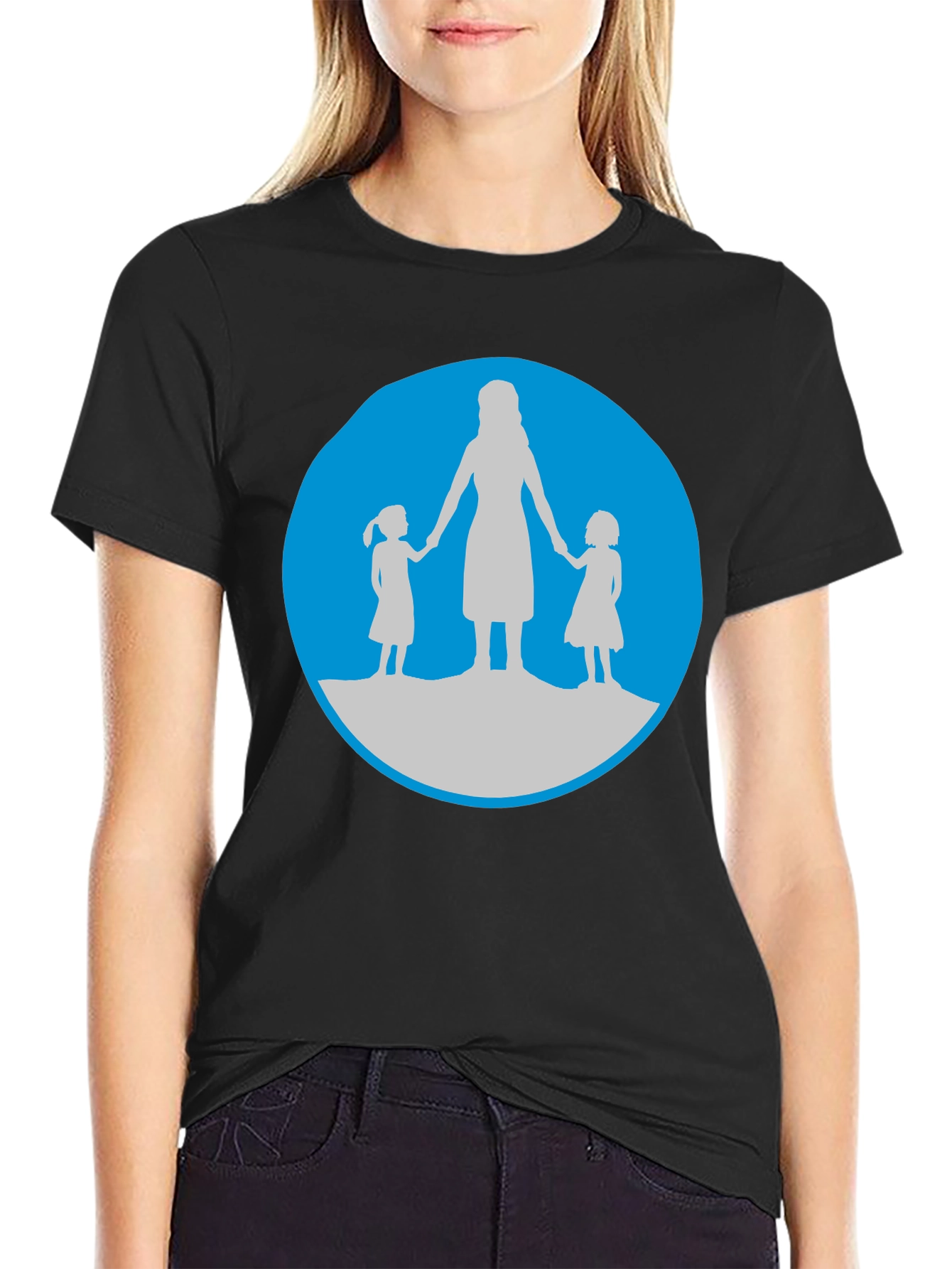 Camiseta Hombre: Madre e Hijas - Diseño Adorable