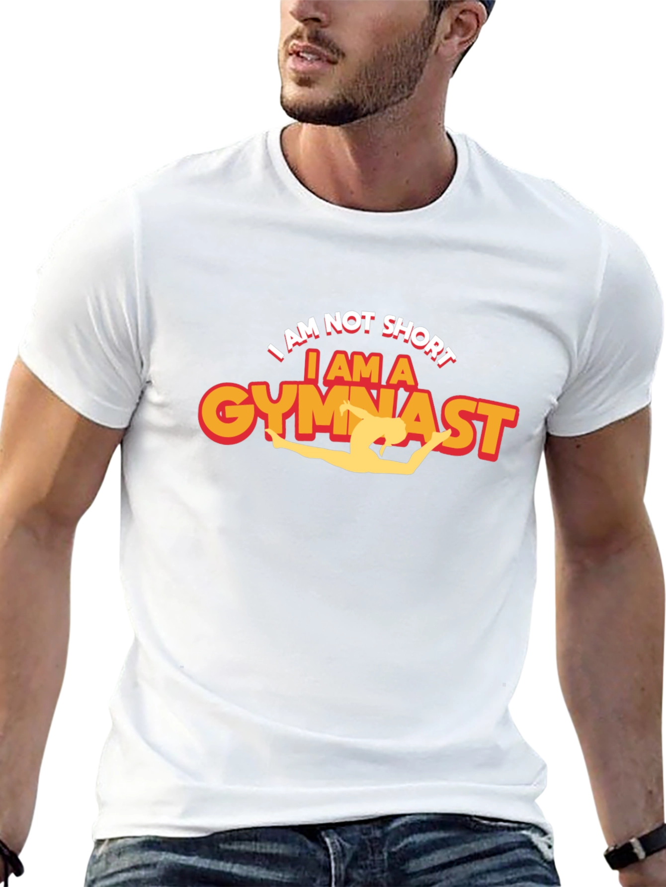 Camiseta Negra Soy Gimnasta Divertida