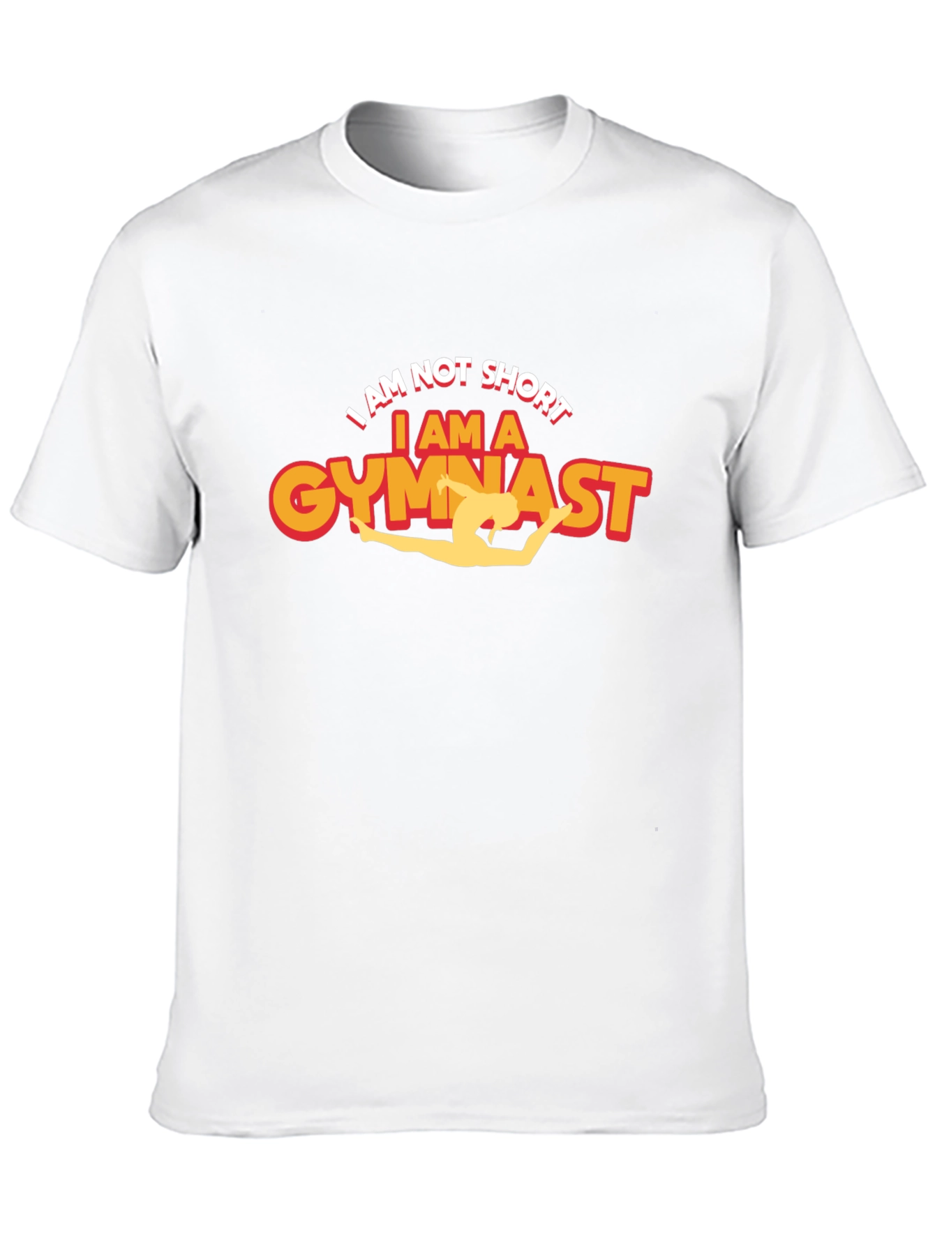 Camiseta Negra Soy Gimnasta Divertida