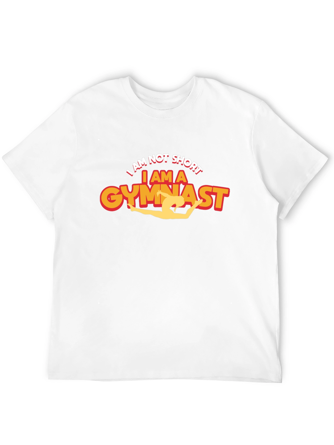 Camiseta Negra Soy Gimnasta Divertida