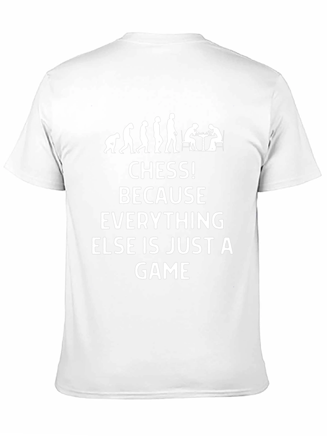 Camiseta Negra: Evolución al Ajedrez