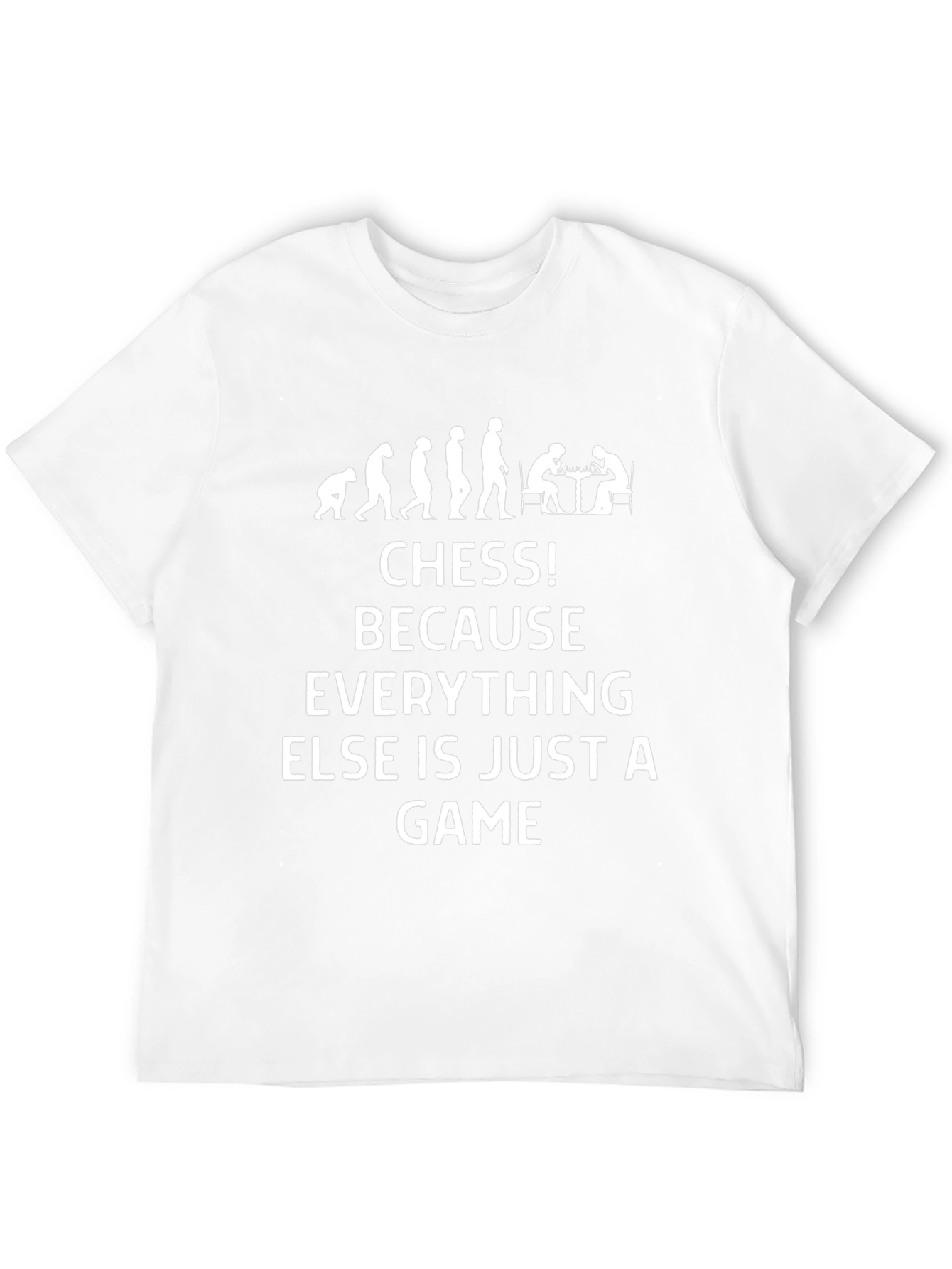 Camiseta Negra: Evolución al Ajedrez