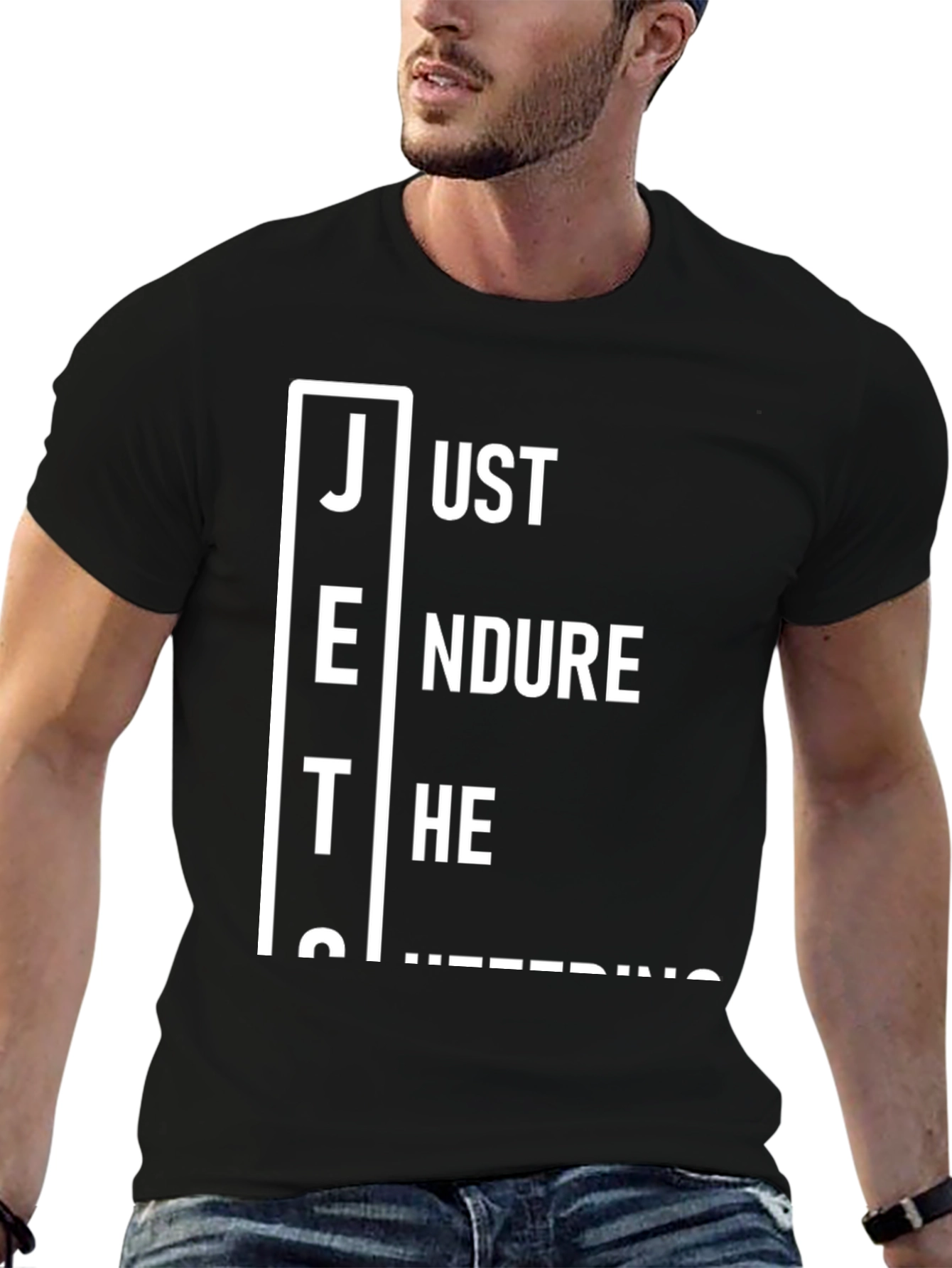 Camiseta Negra: Just Endure The Suffering
