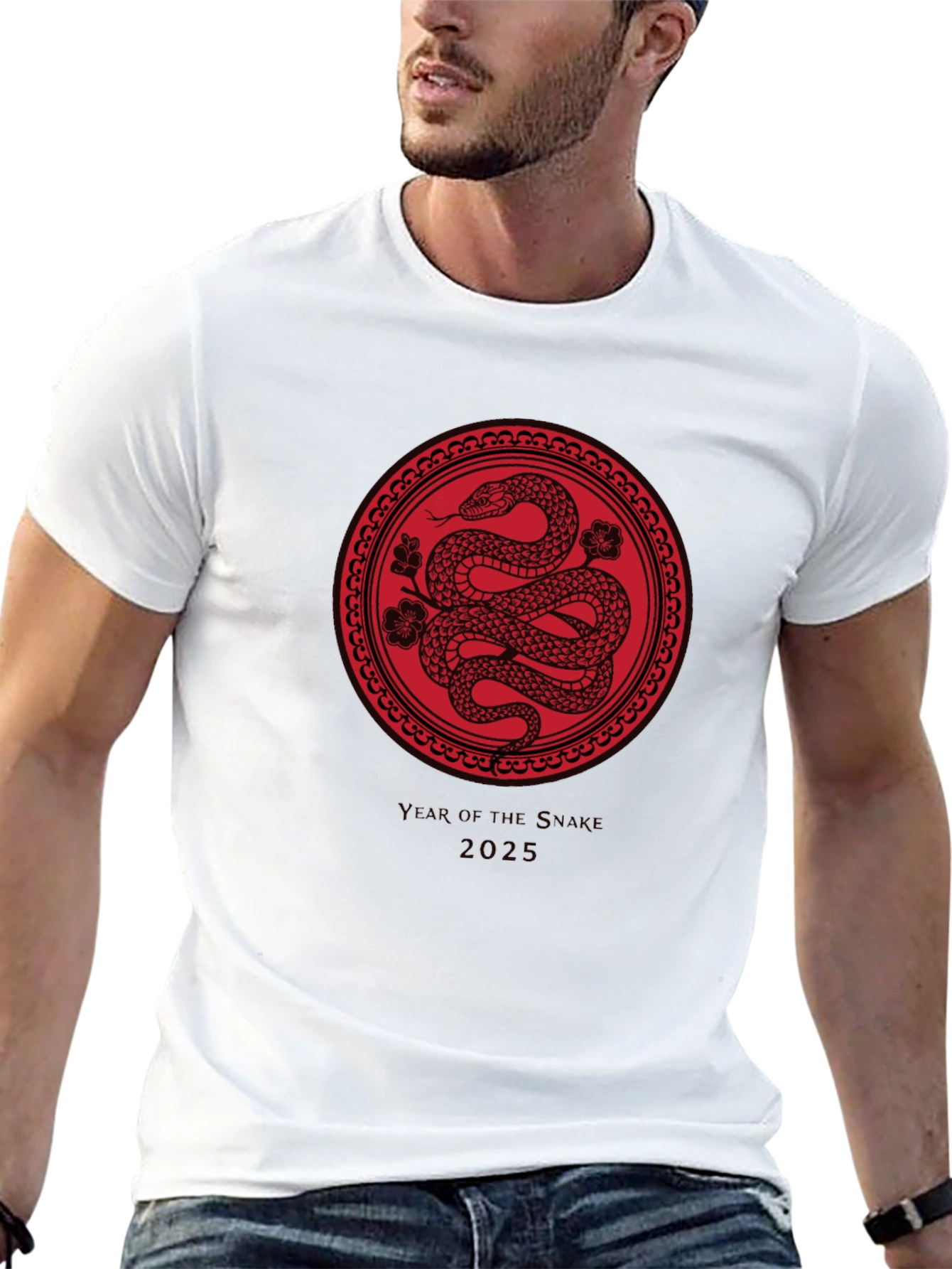 Camiseta Negra Año de la Serpiente 2025