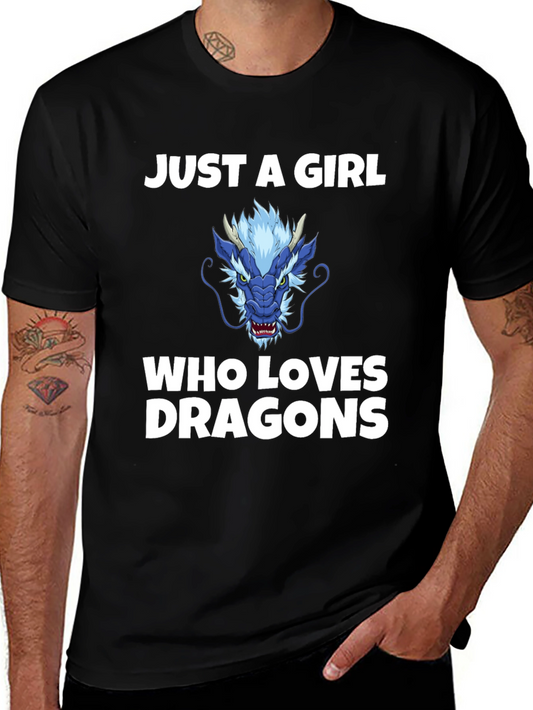 Camiseta Negra Dragones Para Mujer