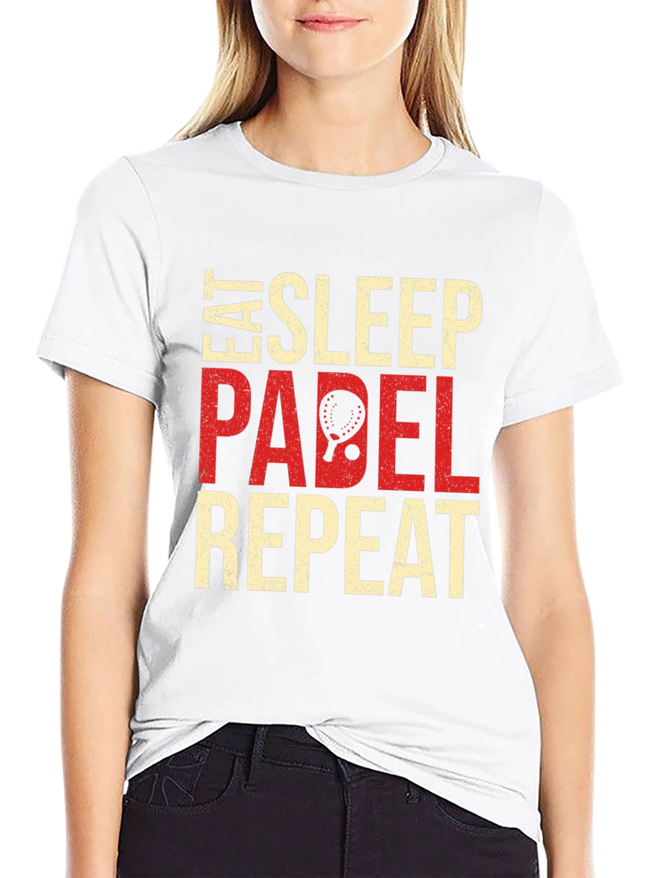 Camiseta Padel: Come Duerme Padel Repite