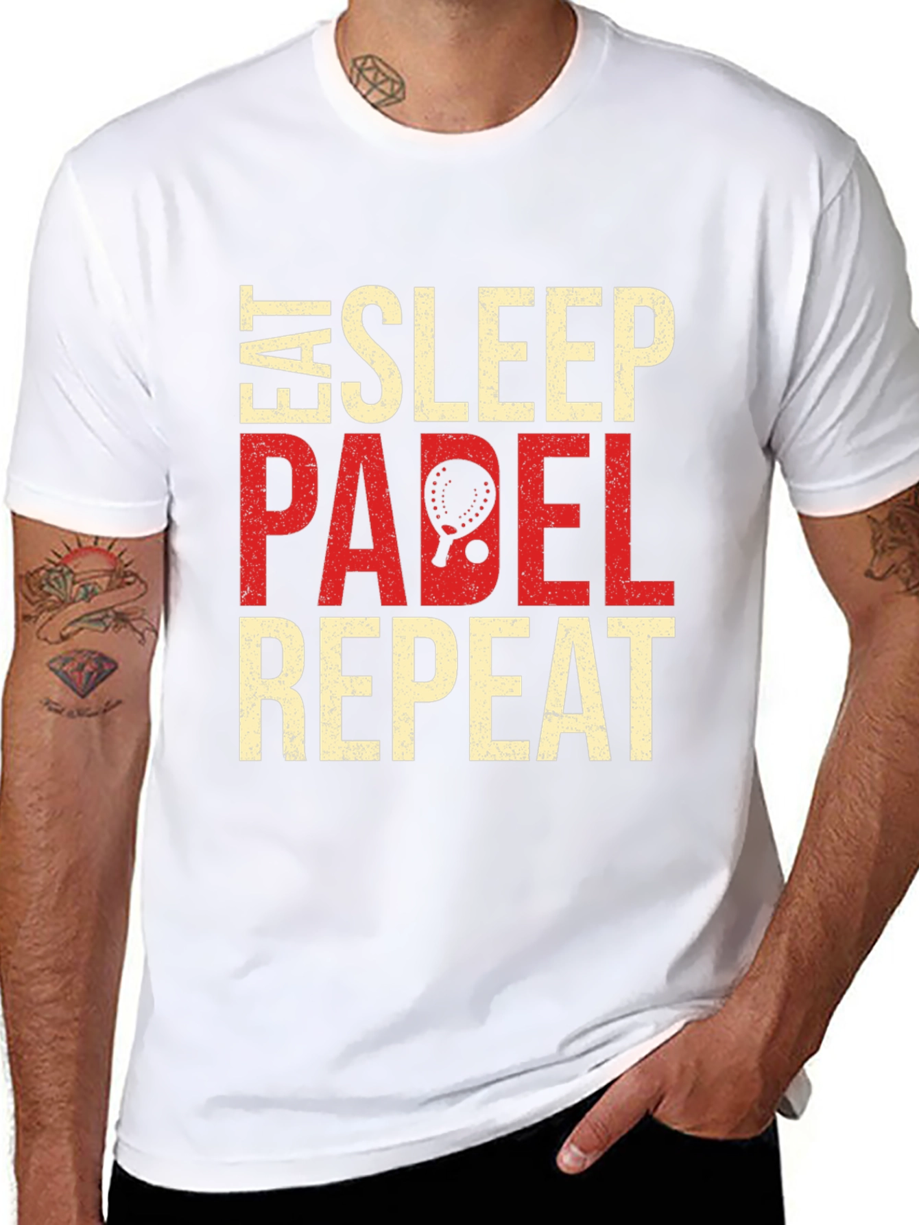 Camiseta Padel: Come Duerme Padel Repite