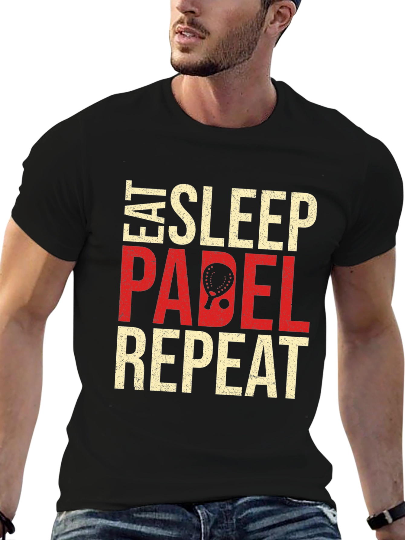 Camiseta Padel: Come Duerme Padel Repite