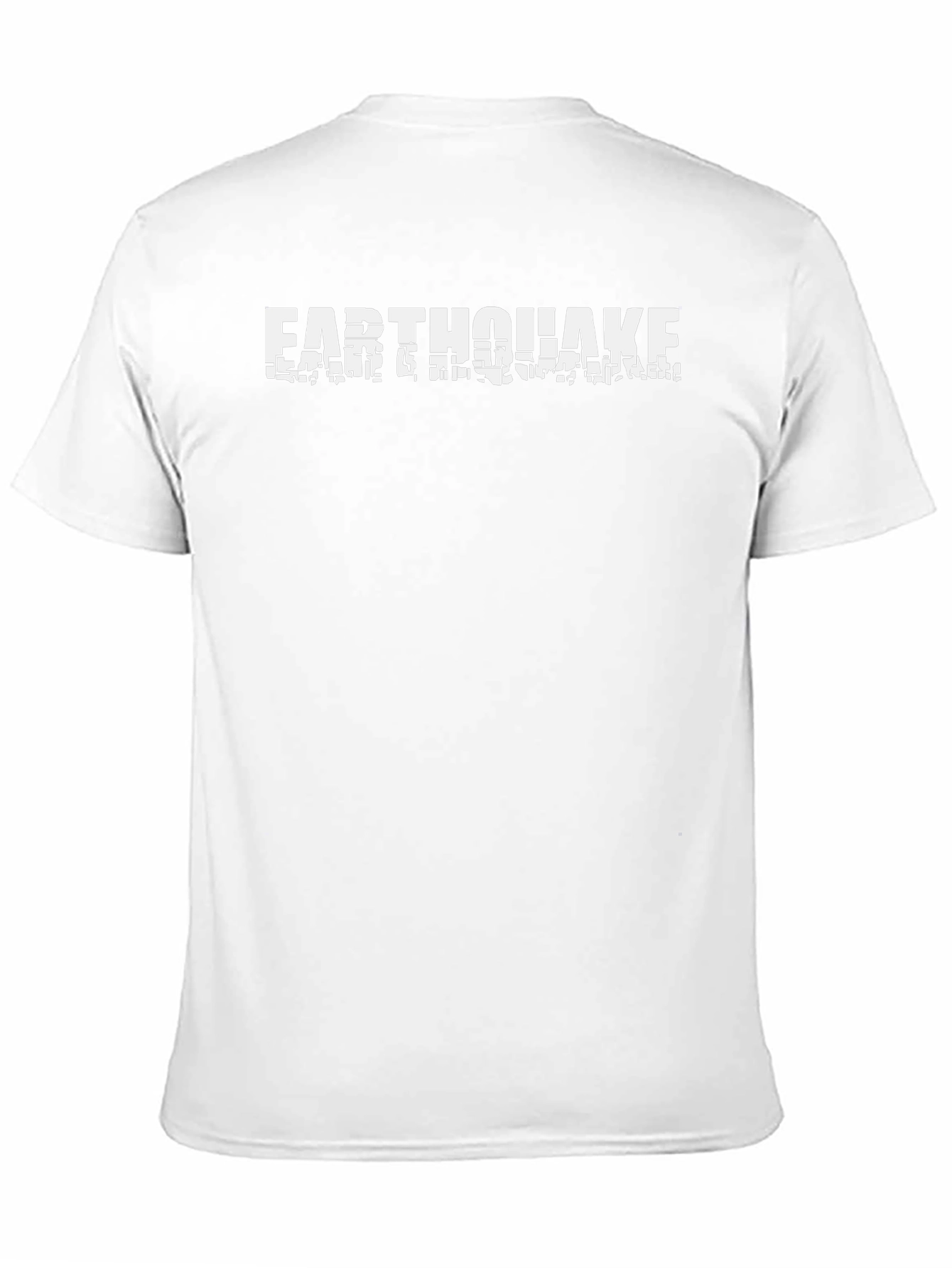 Camiseta Negra Earthquake para Hombre