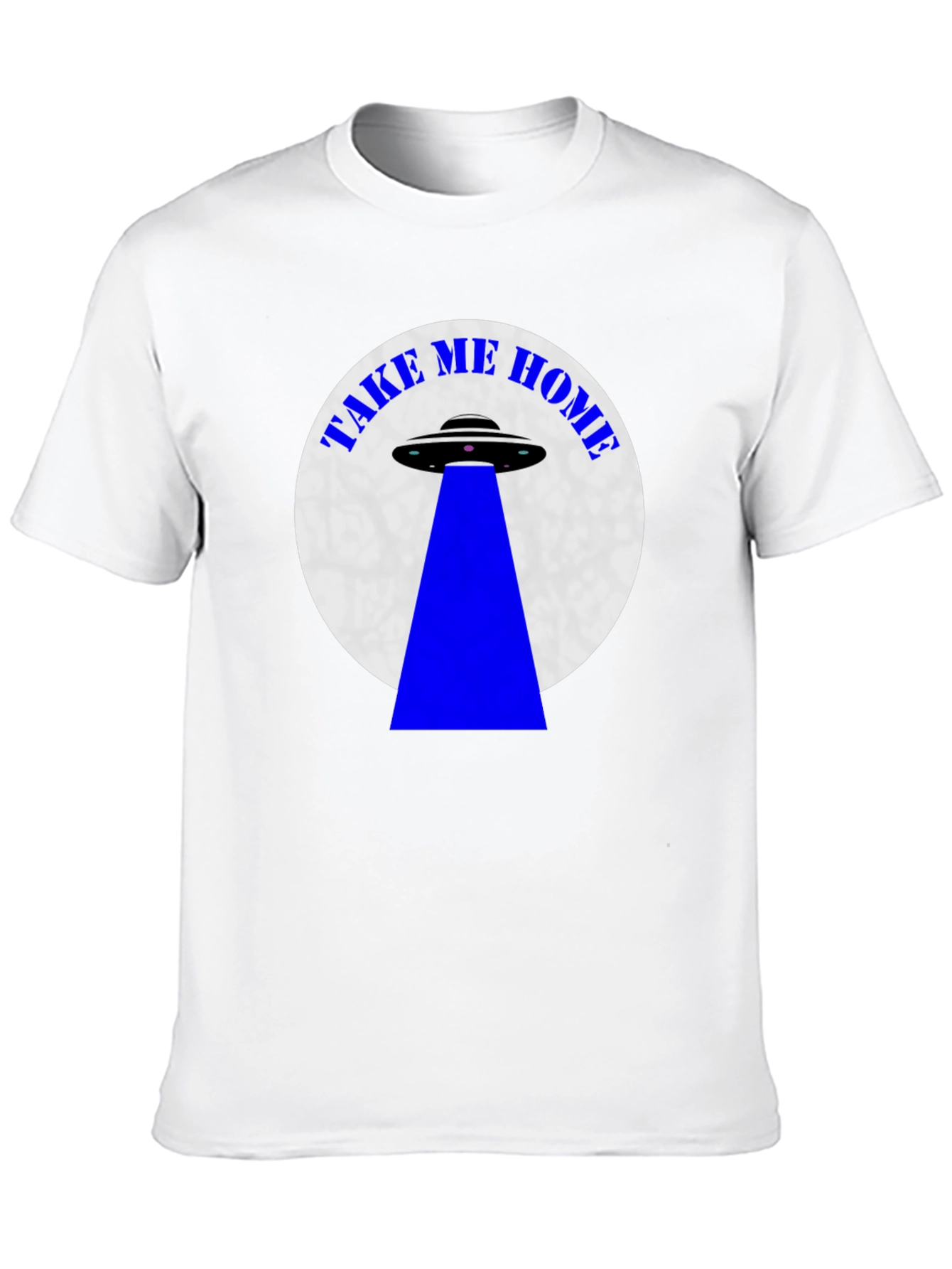 Camiseta Negra OVNI Llévame a Casa