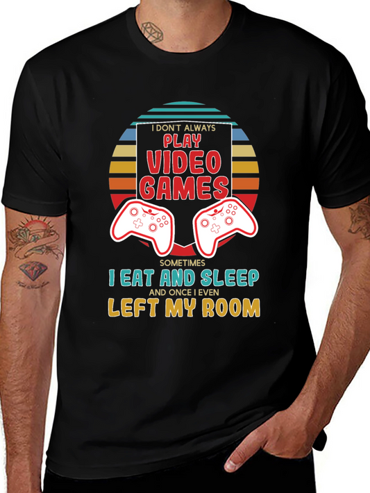 Gamer T-Shirt - Eat Sleep Leave Room