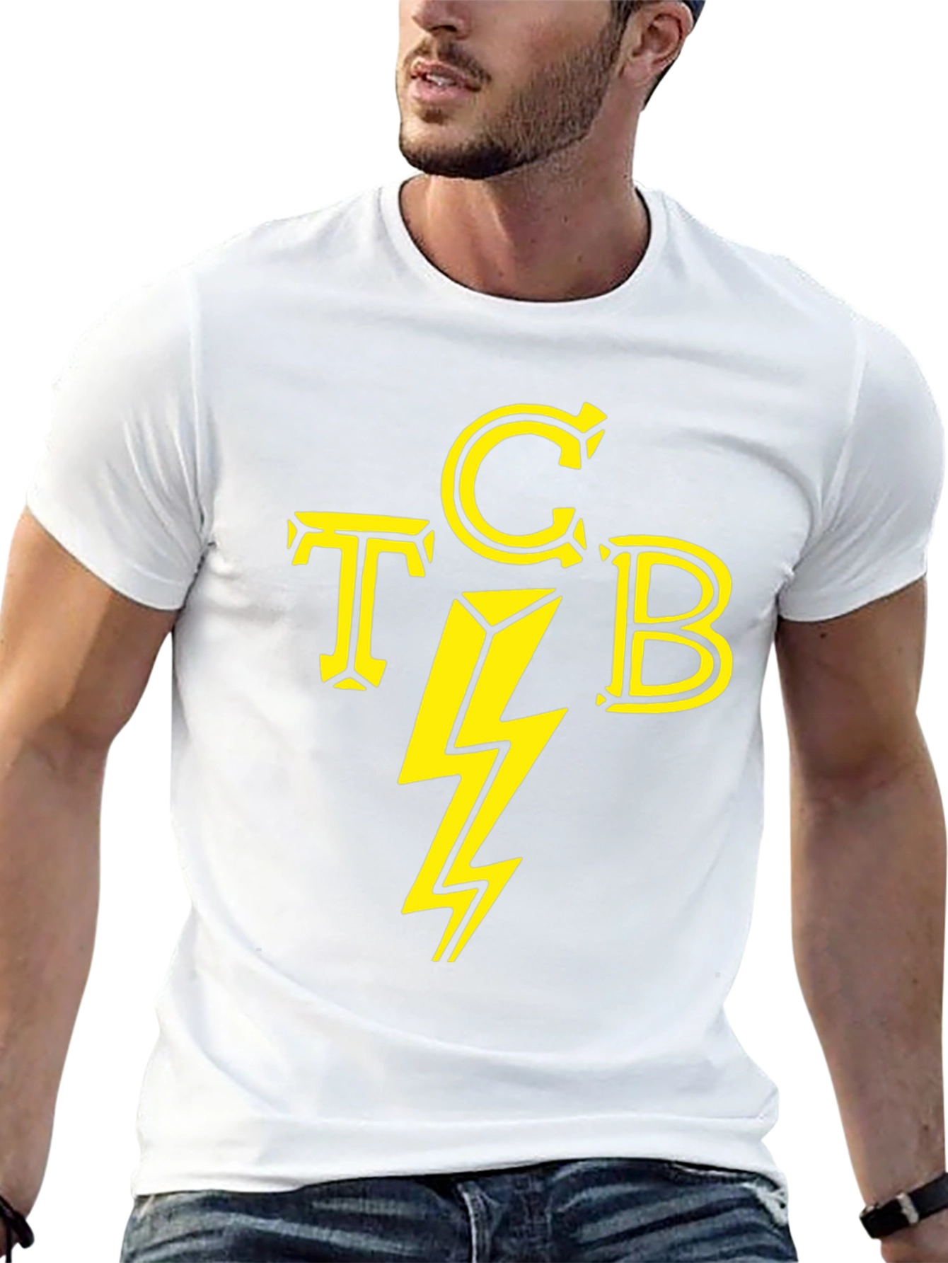 Camiseta TCB con Rayo Amarillo