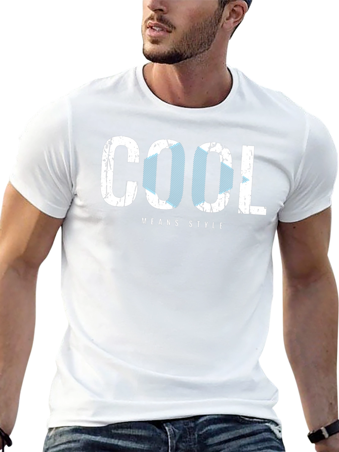 Camiseta Negra Estampada Cool Means Style