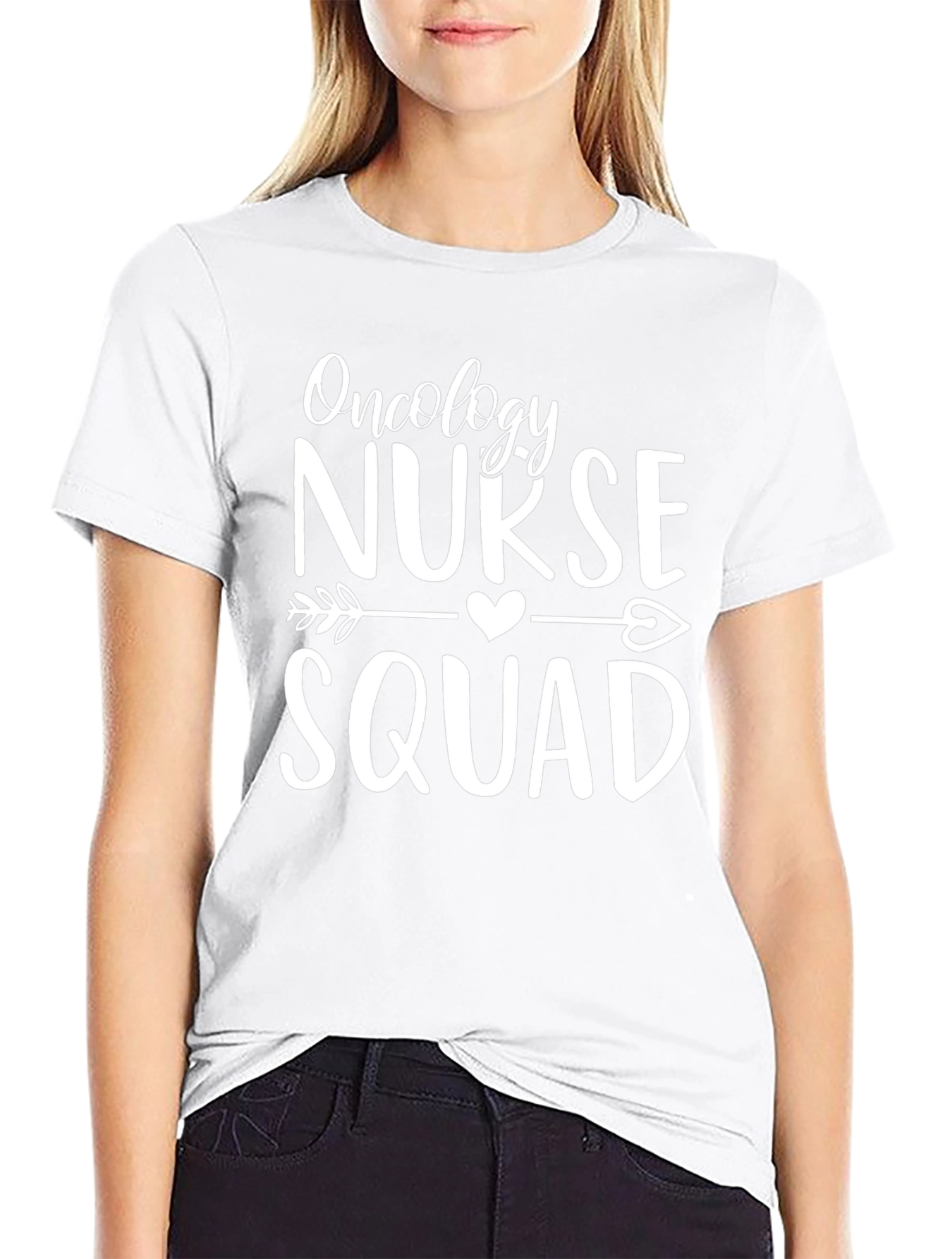 Camiseta Oncology Nurse Squad Negra
