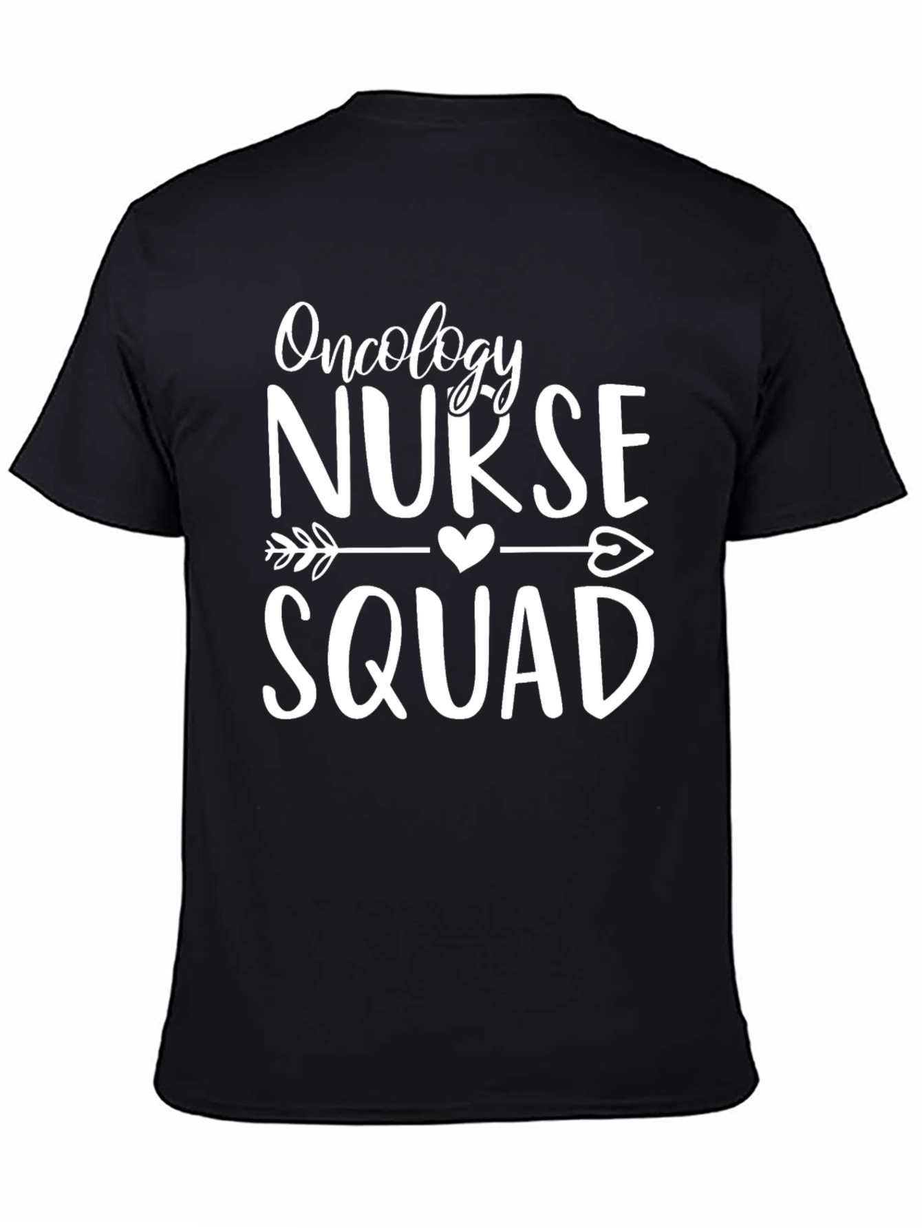 Camiseta Oncology Nurse Squad Negra