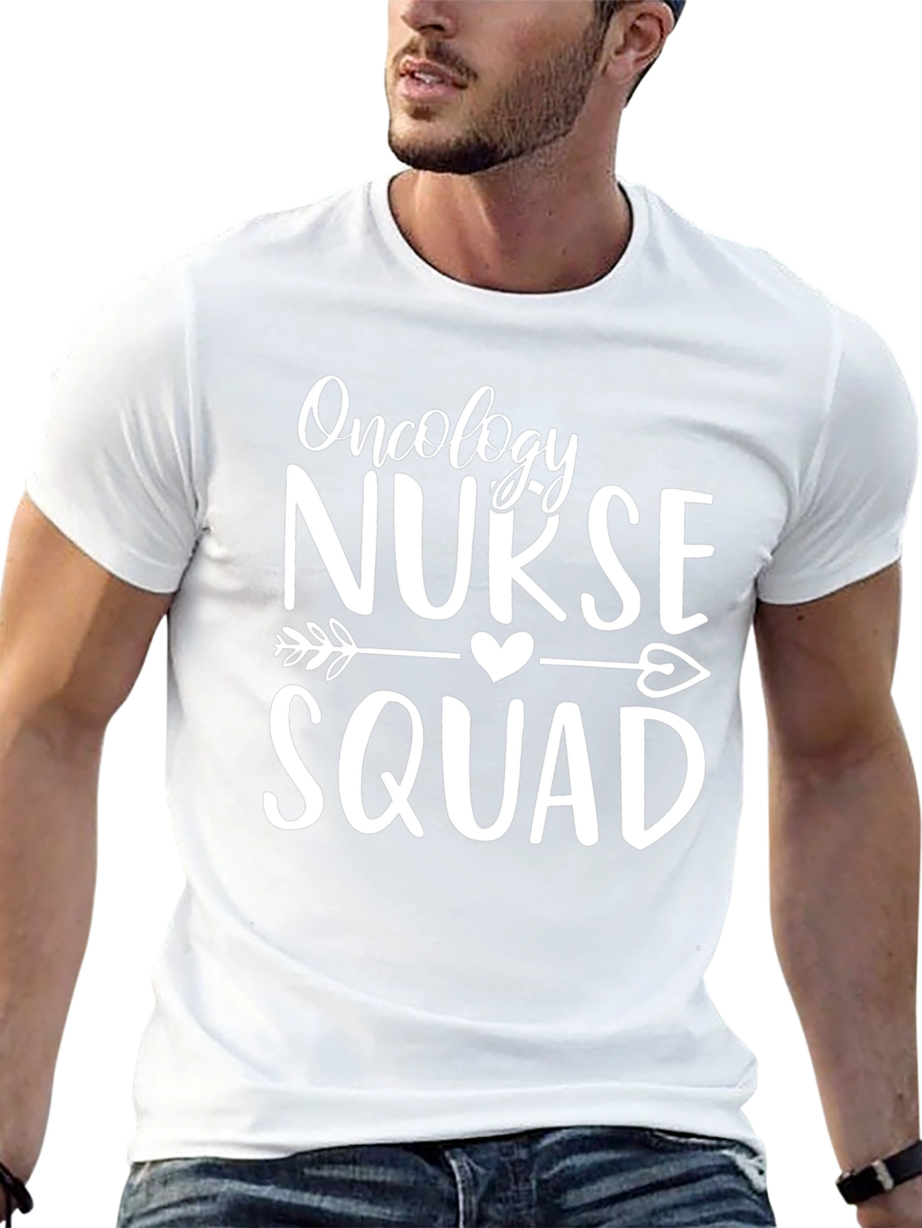 Camiseta Oncology Nurse Squad Negra