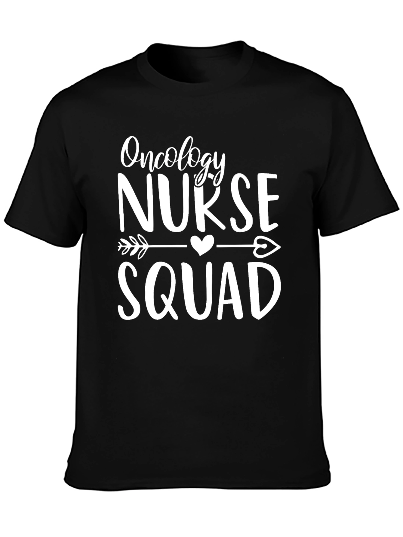 Camiseta Oncology Nurse Squad Negra