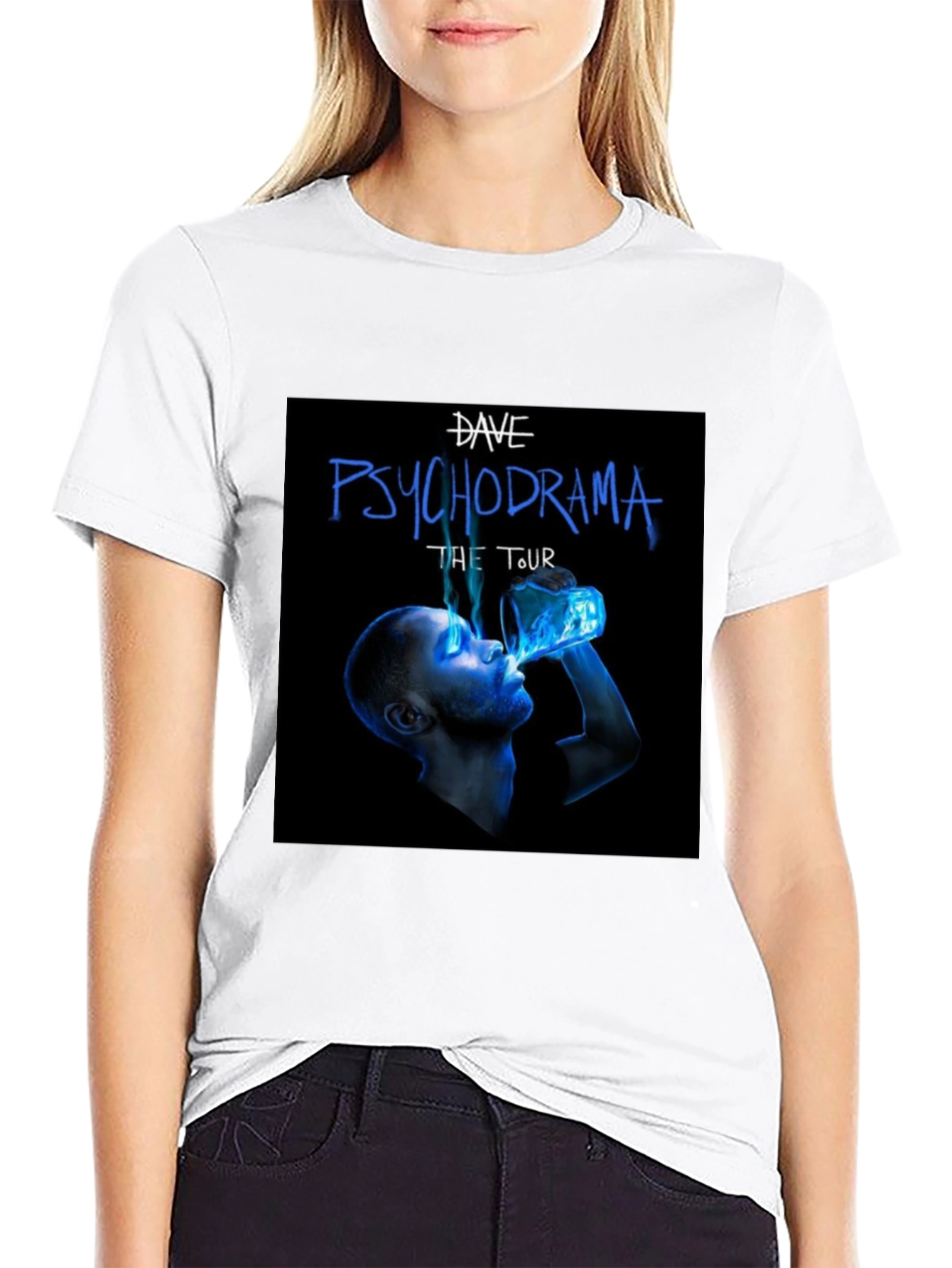 Camiseta Negra Dave Psychodrama The Tour