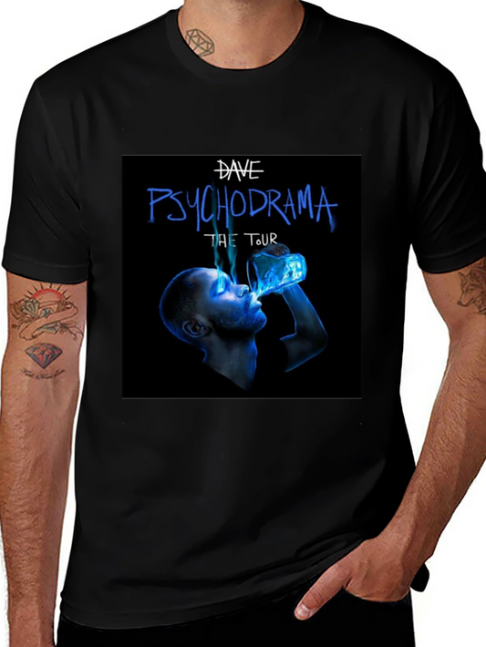 Camiseta Negra Dave Psychodrama The Tour