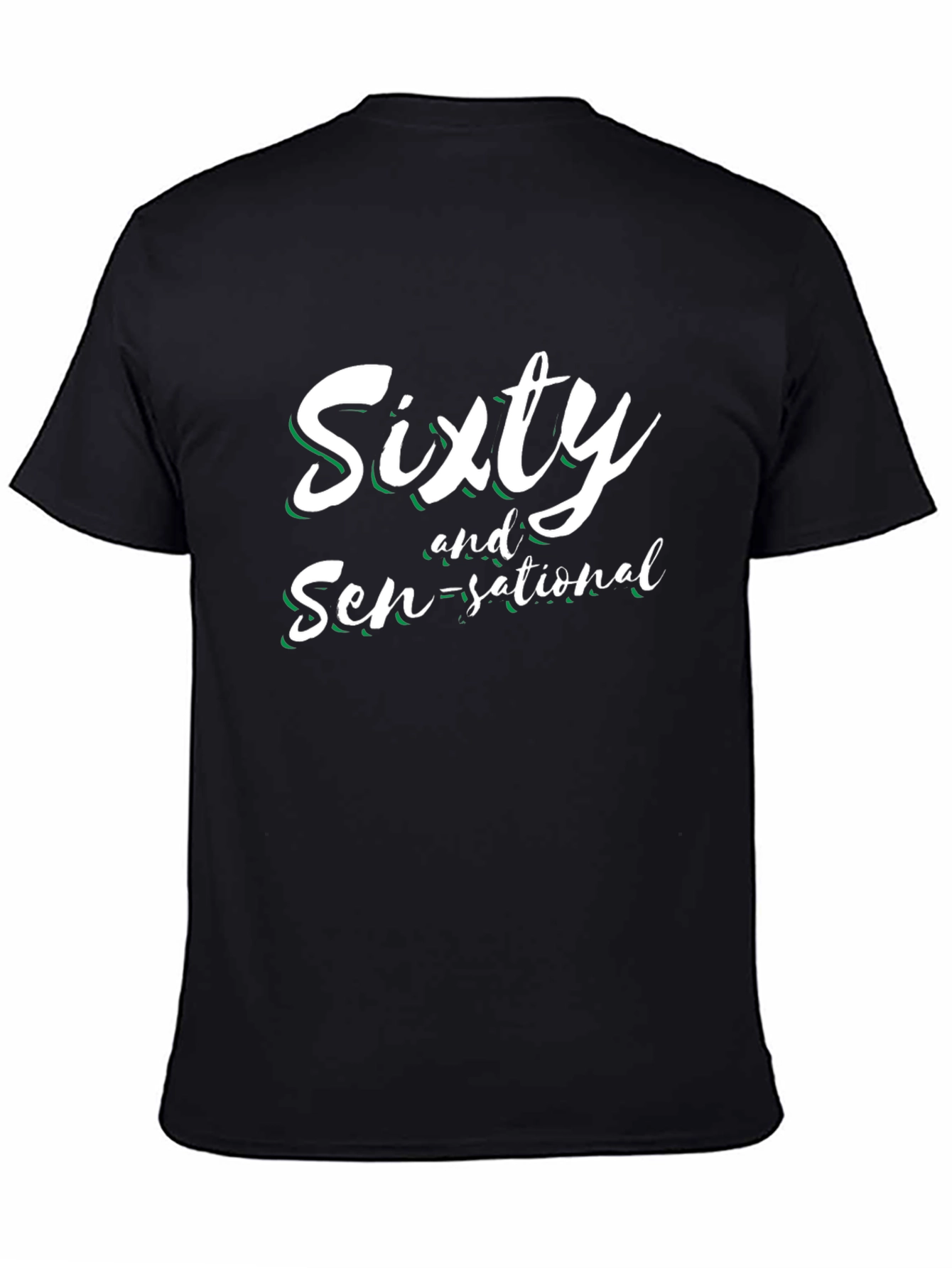 Camiseta Sixty and Sen-sational Negro