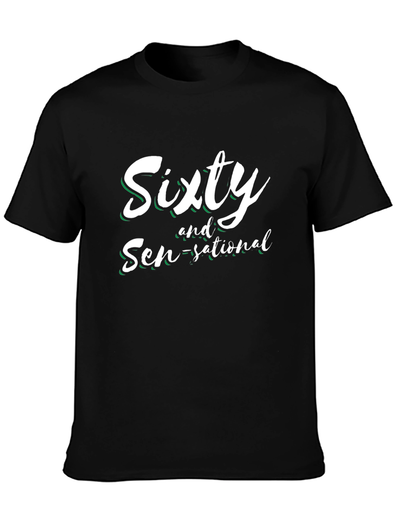 Camiseta Sixty and Sen-sational Negro