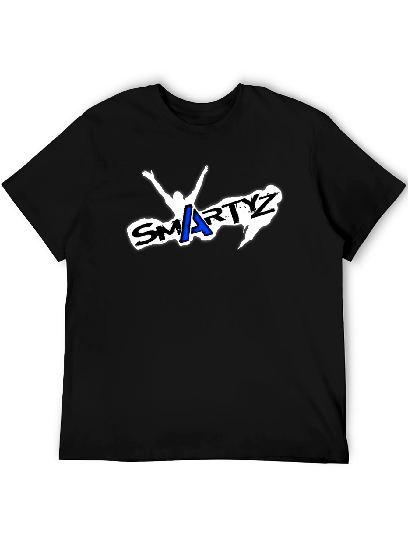 Camiseta Negra Smartyz Diseño Único