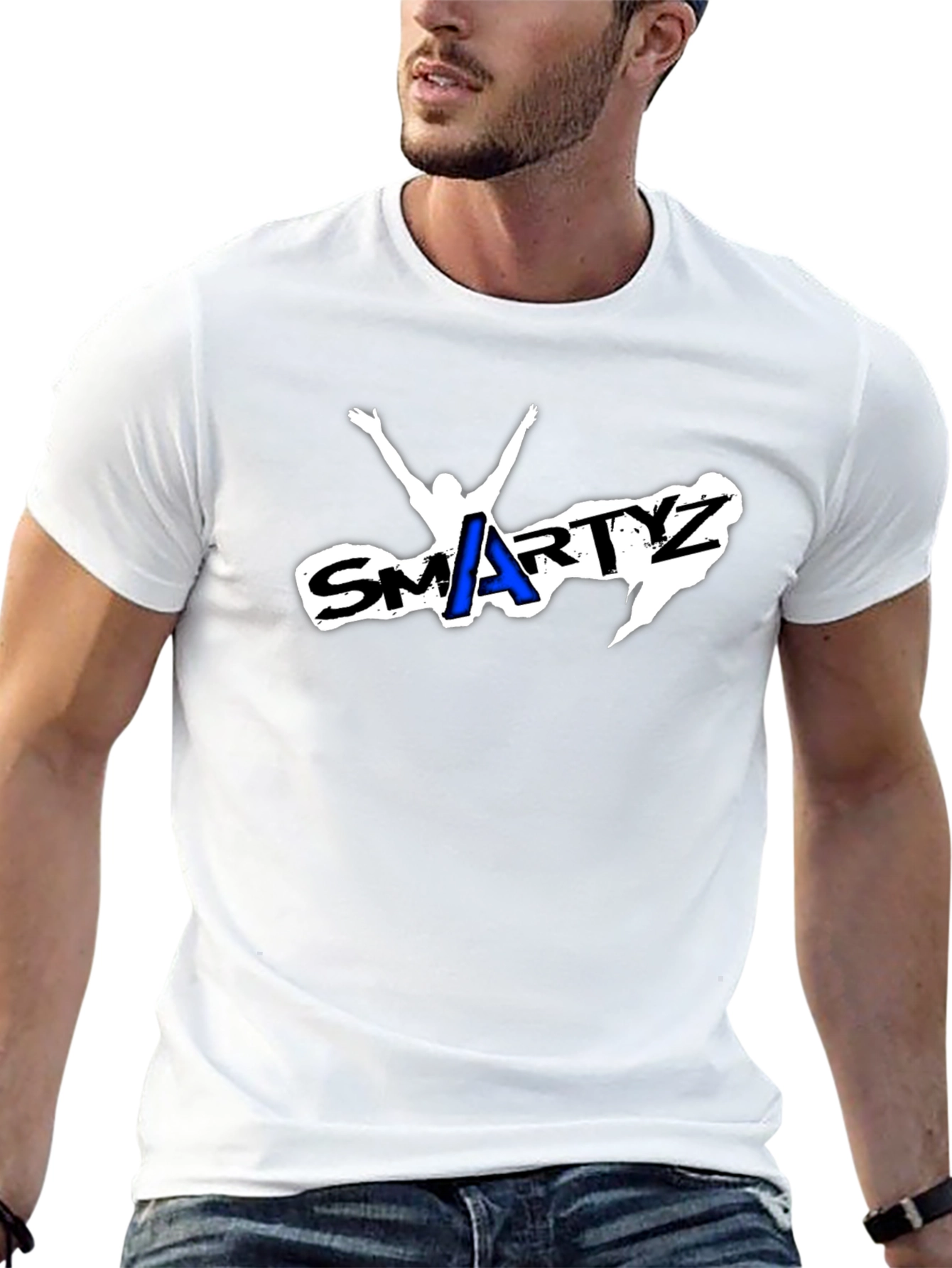 Camiseta Negra Smartyz Diseño Único