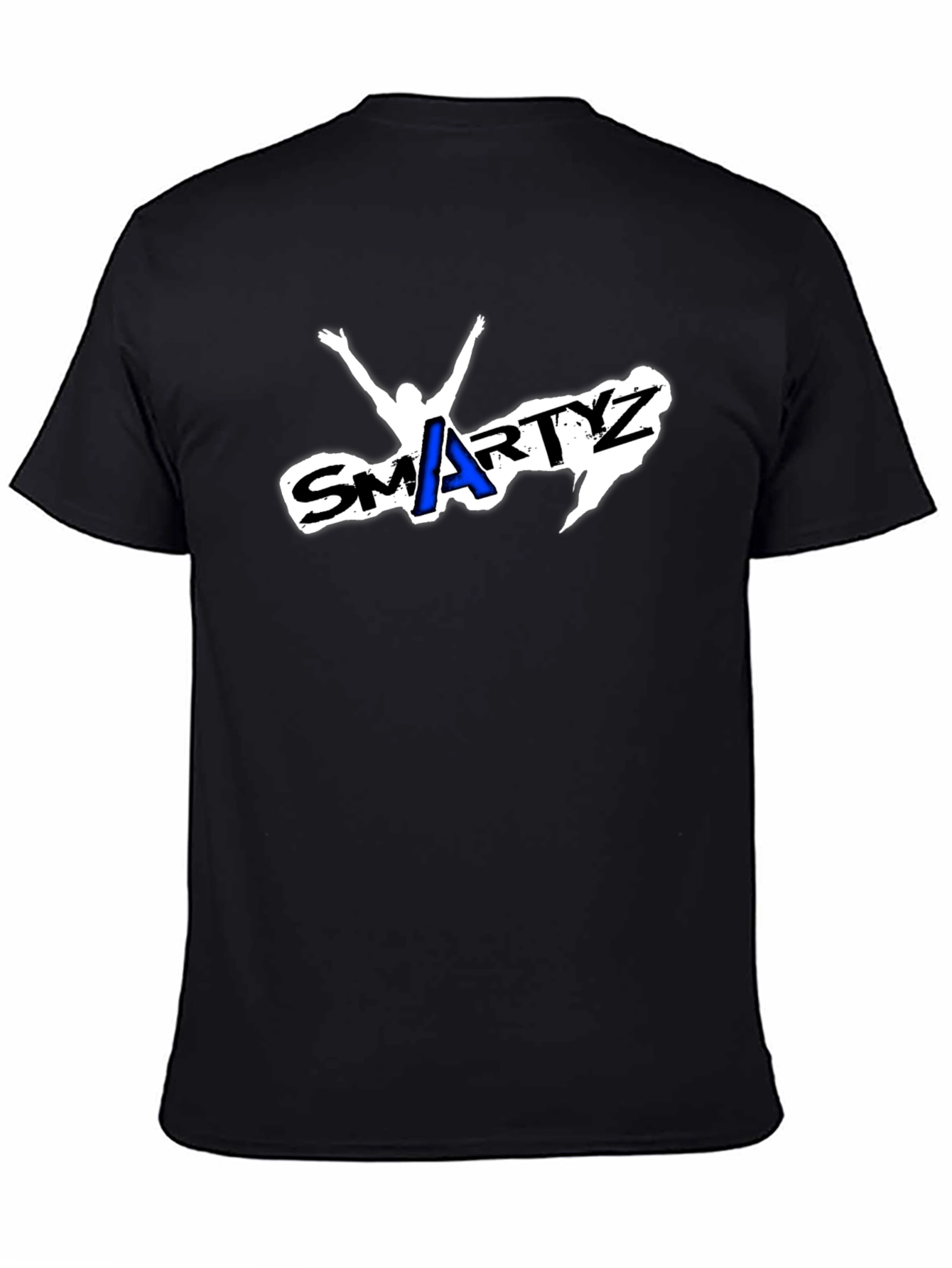 Camiseta Negra Smartyz Diseño Único