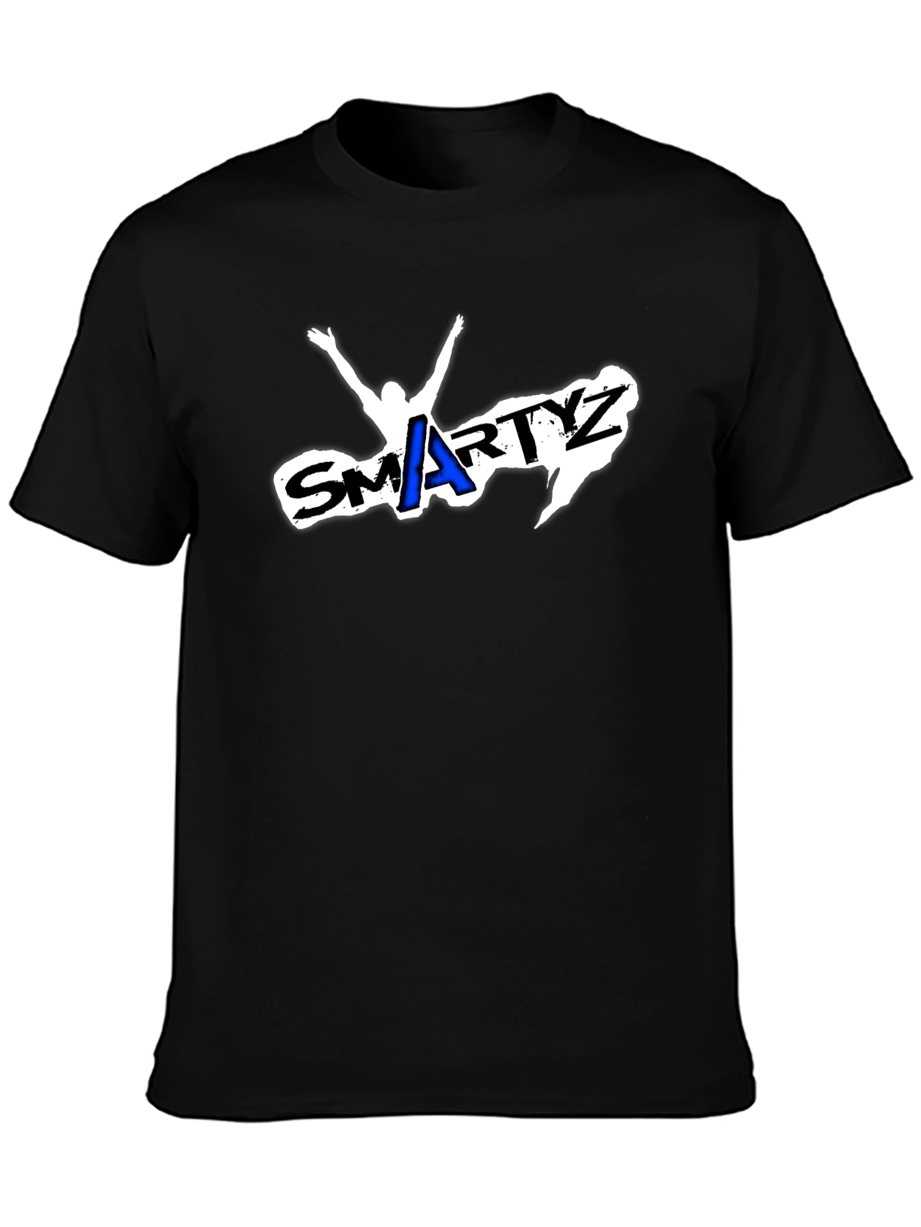 Camiseta Negra Smartyz Diseño Único