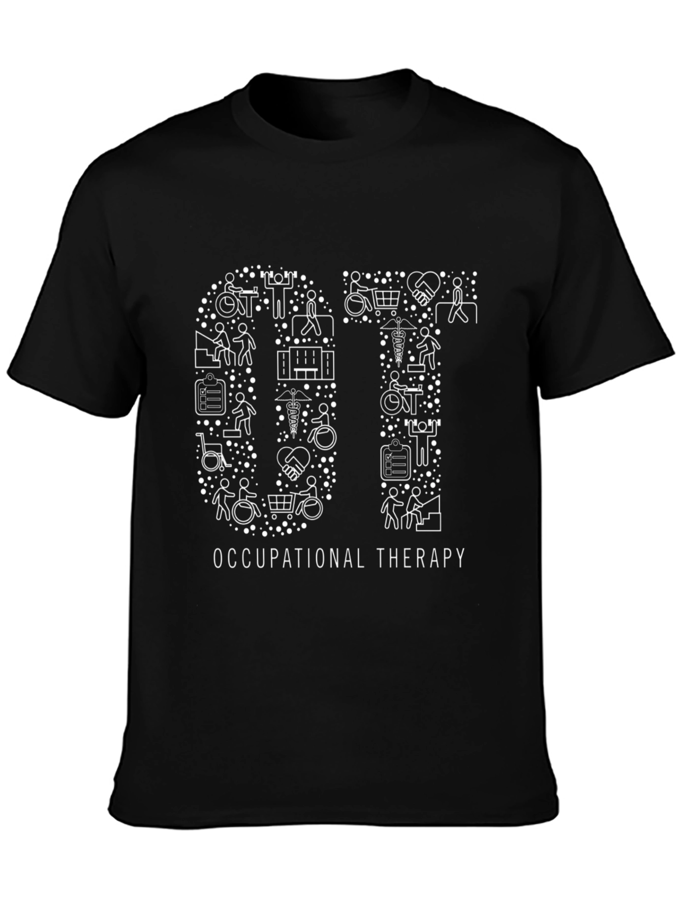 Camiseta Negra de Terapia Ocupacional