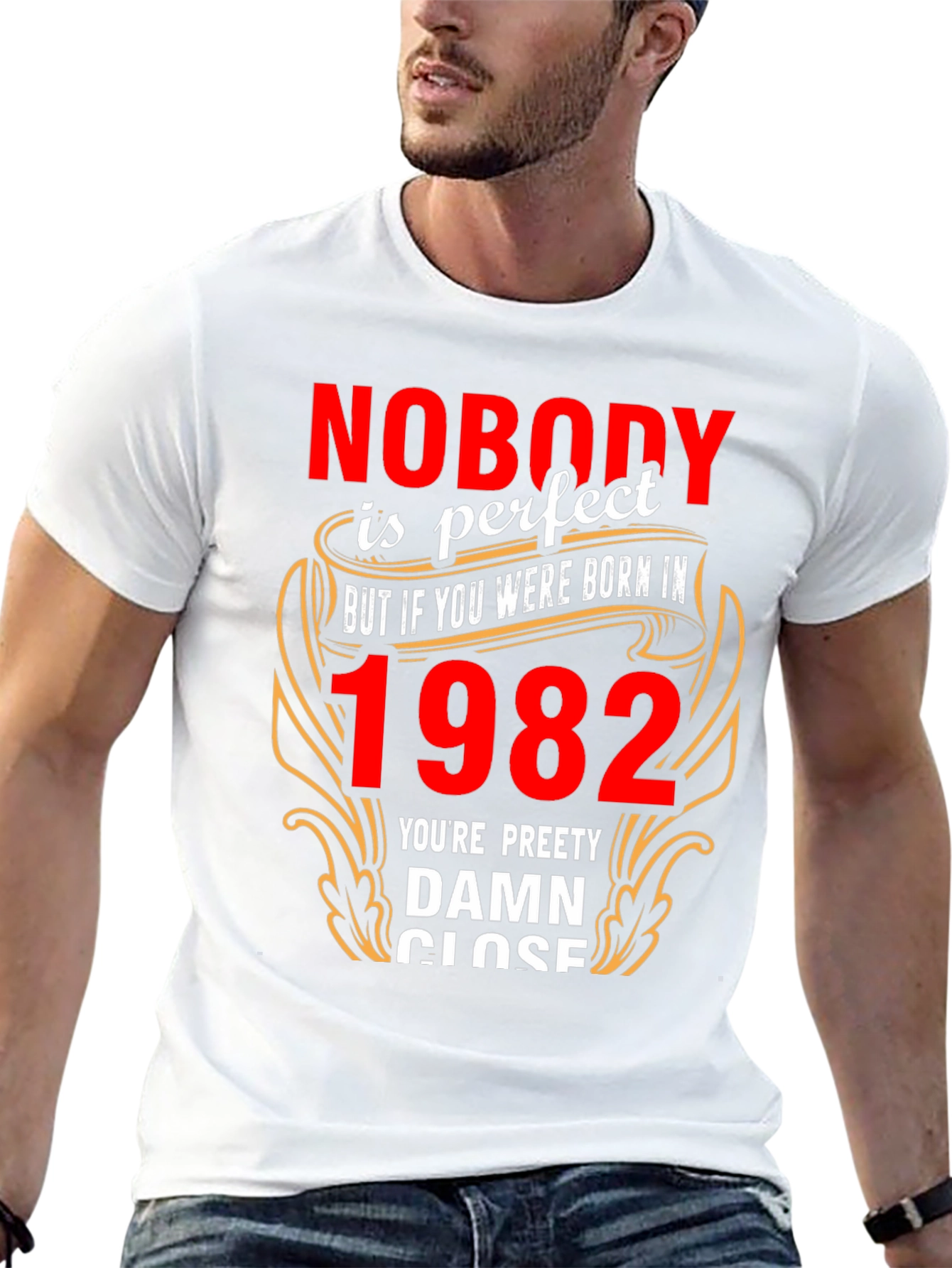 Camiseta Negra Nacido en 1982 - Edición Limitada