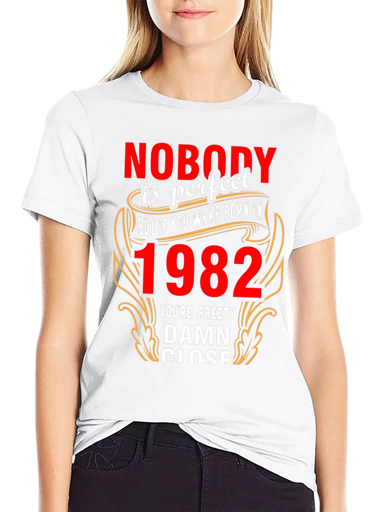 Camiseta Negra Nacido en 1982 - Edición Limitada