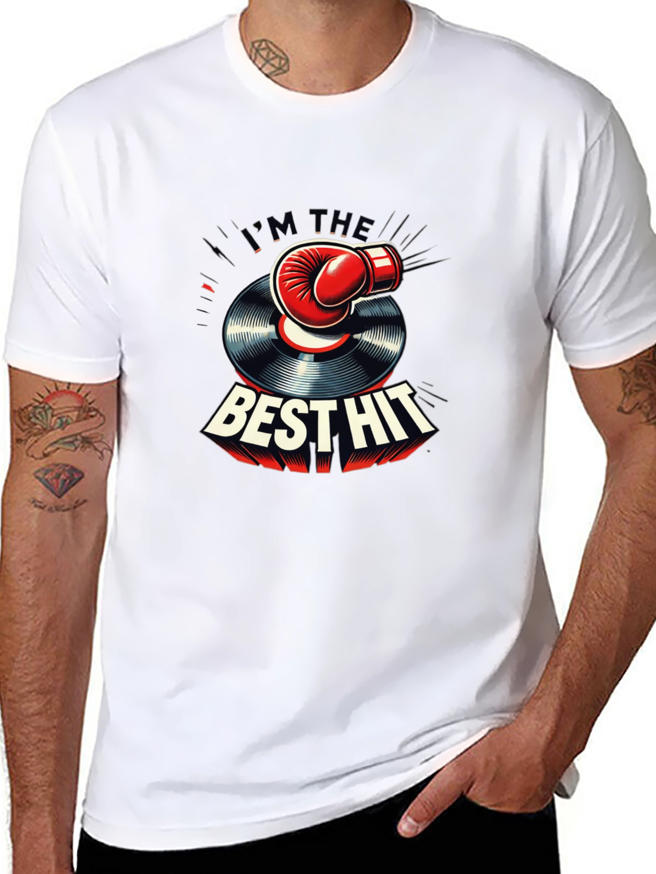 Camiseta Negra: The Best Hit Boxeo Musical