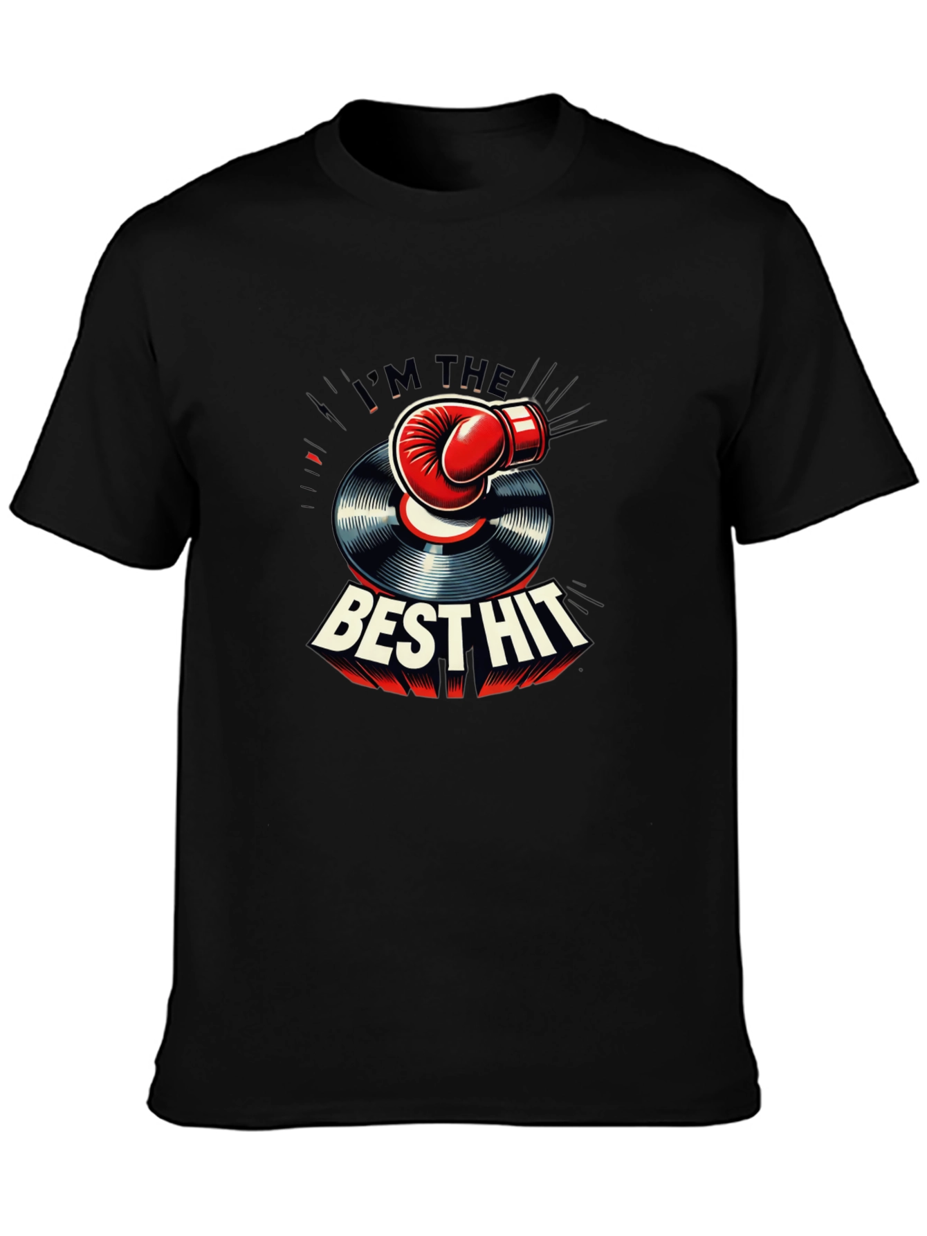 Camiseta Negra: The Best Hit Boxeo Musical