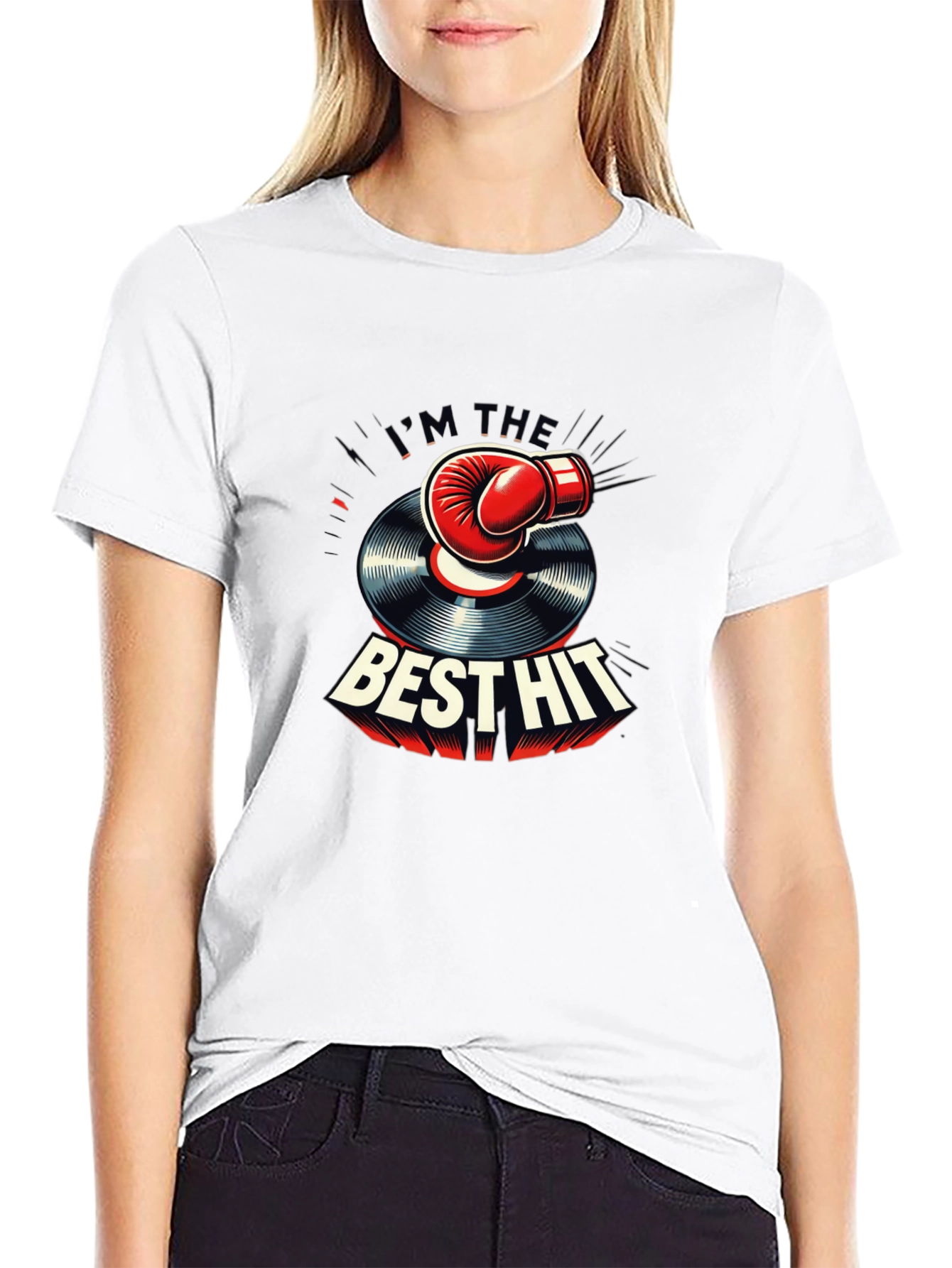 Camiseta Negra: The Best Hit Boxeo Musical