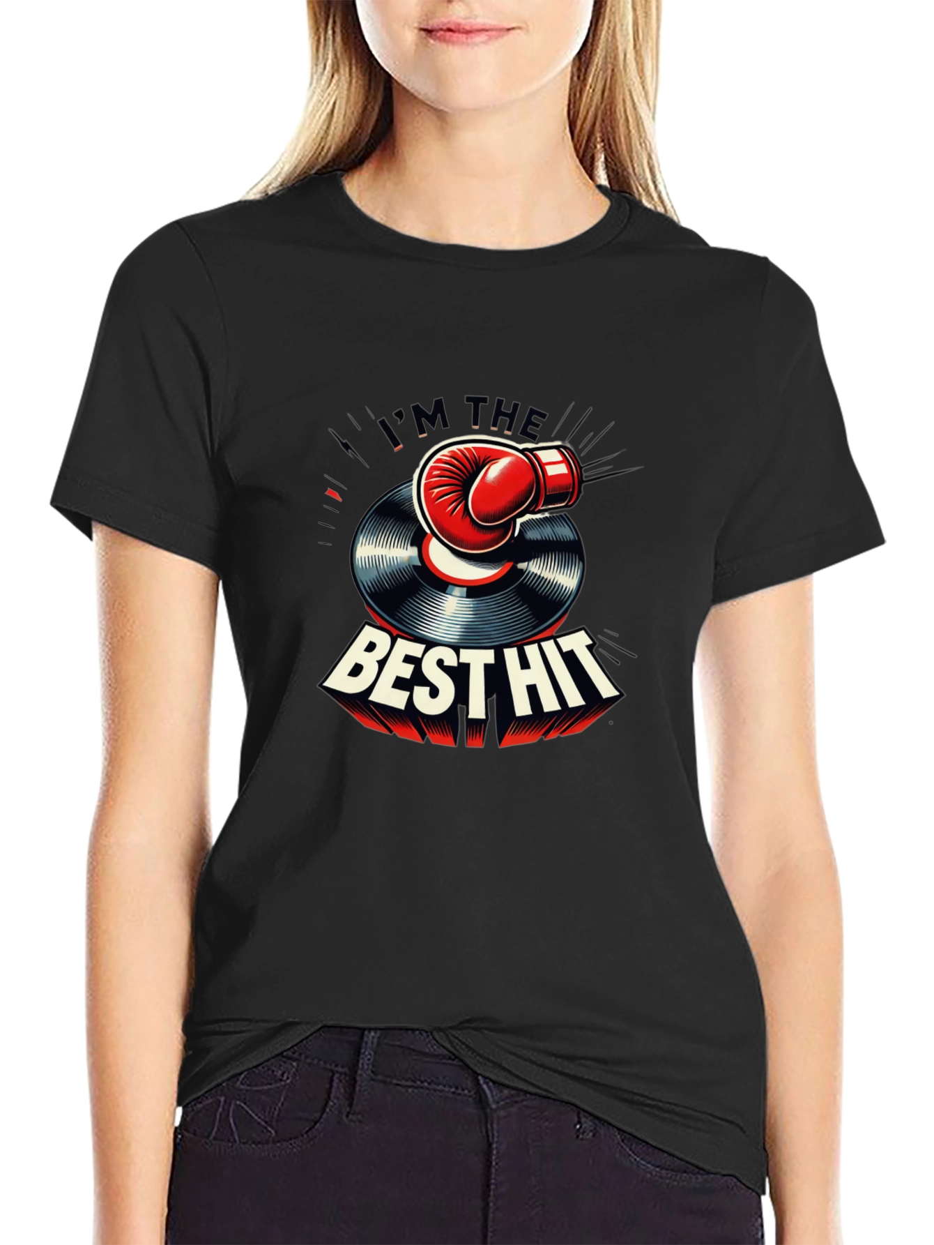 Camiseta Negra: The Best Hit Boxeo Musical