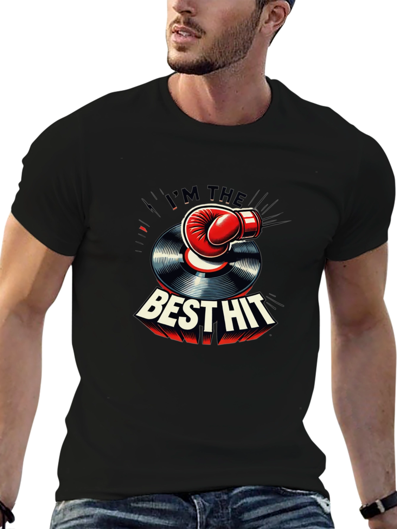Camiseta Negra: The Best Hit Boxeo Musical