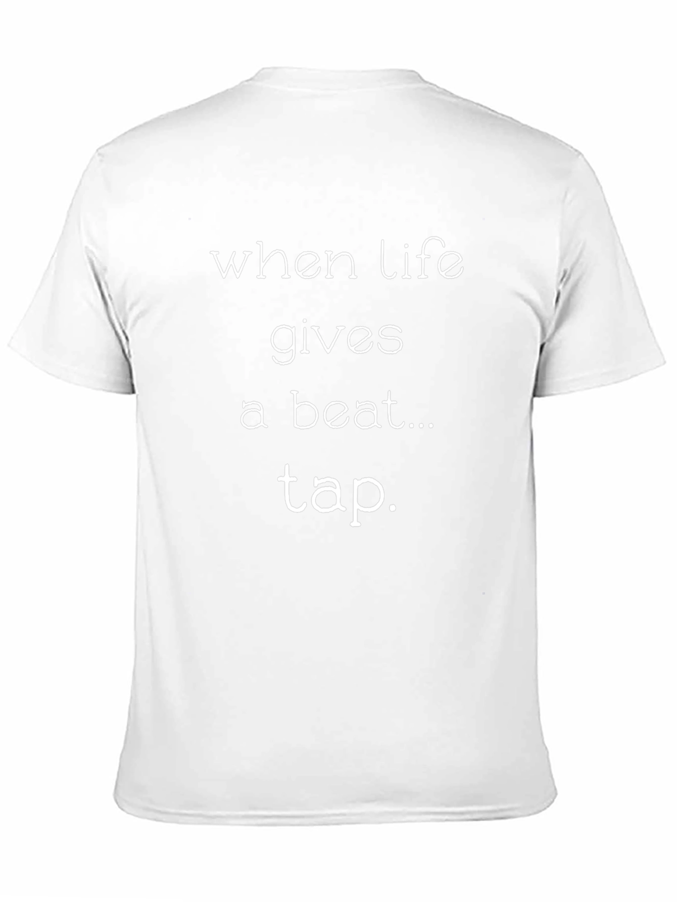 Camiseta Negra: When Life Gives a Beat