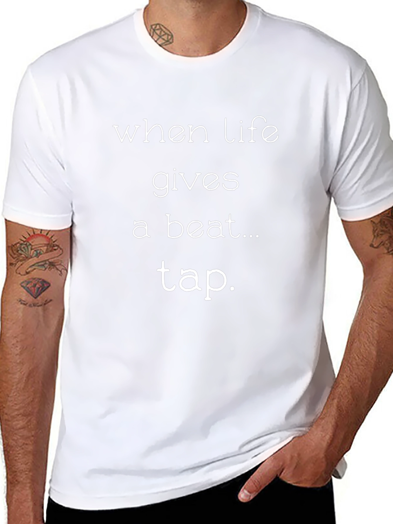 Camiseta Negra: When Life Gives a Beat