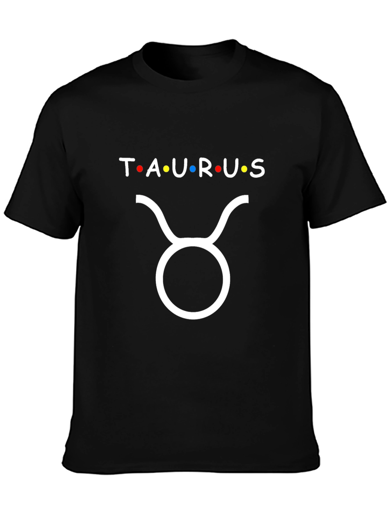 Camiseta Negra Taurus Zodiaco