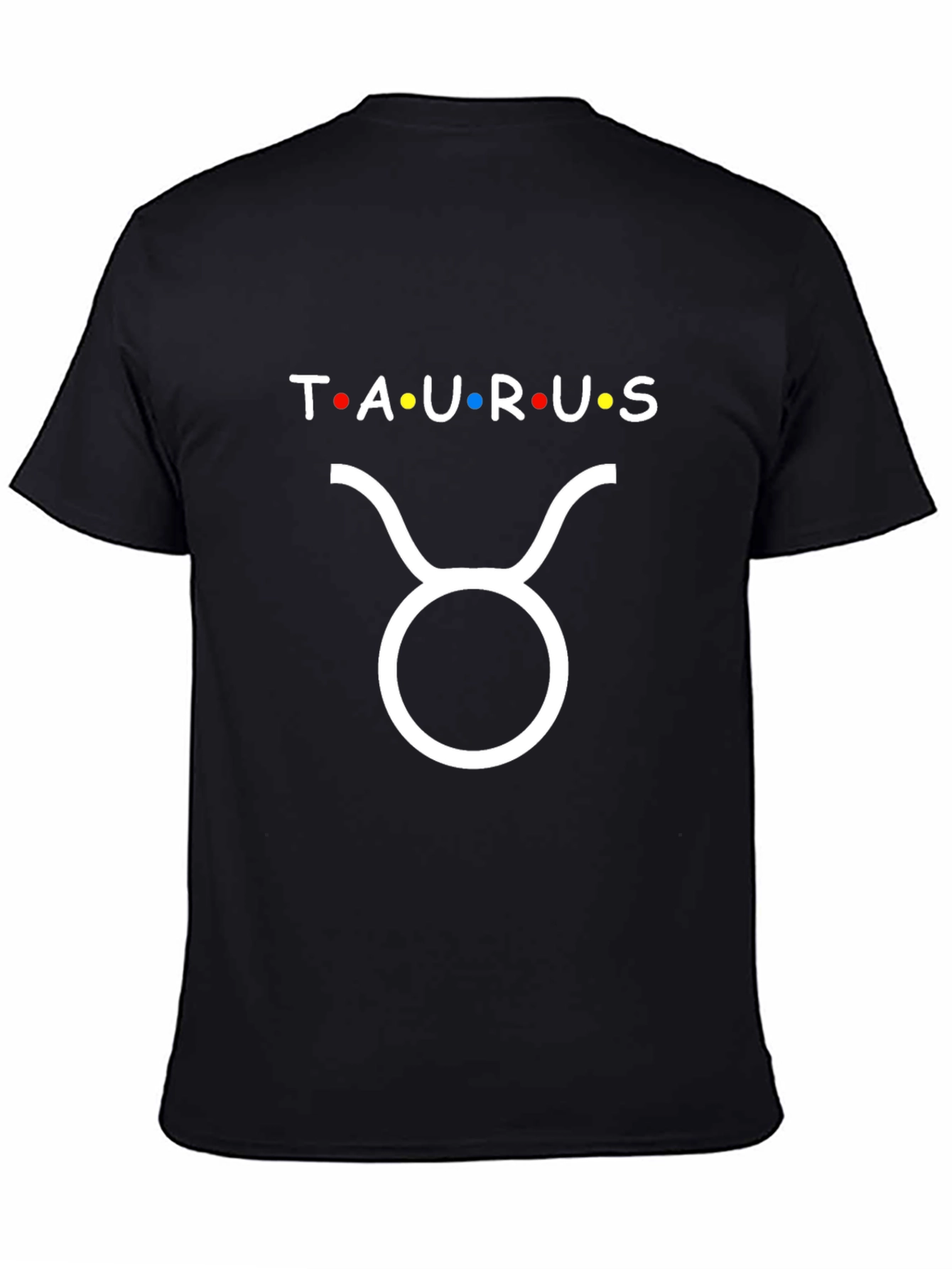 Camiseta Negra Taurus Zodiaco