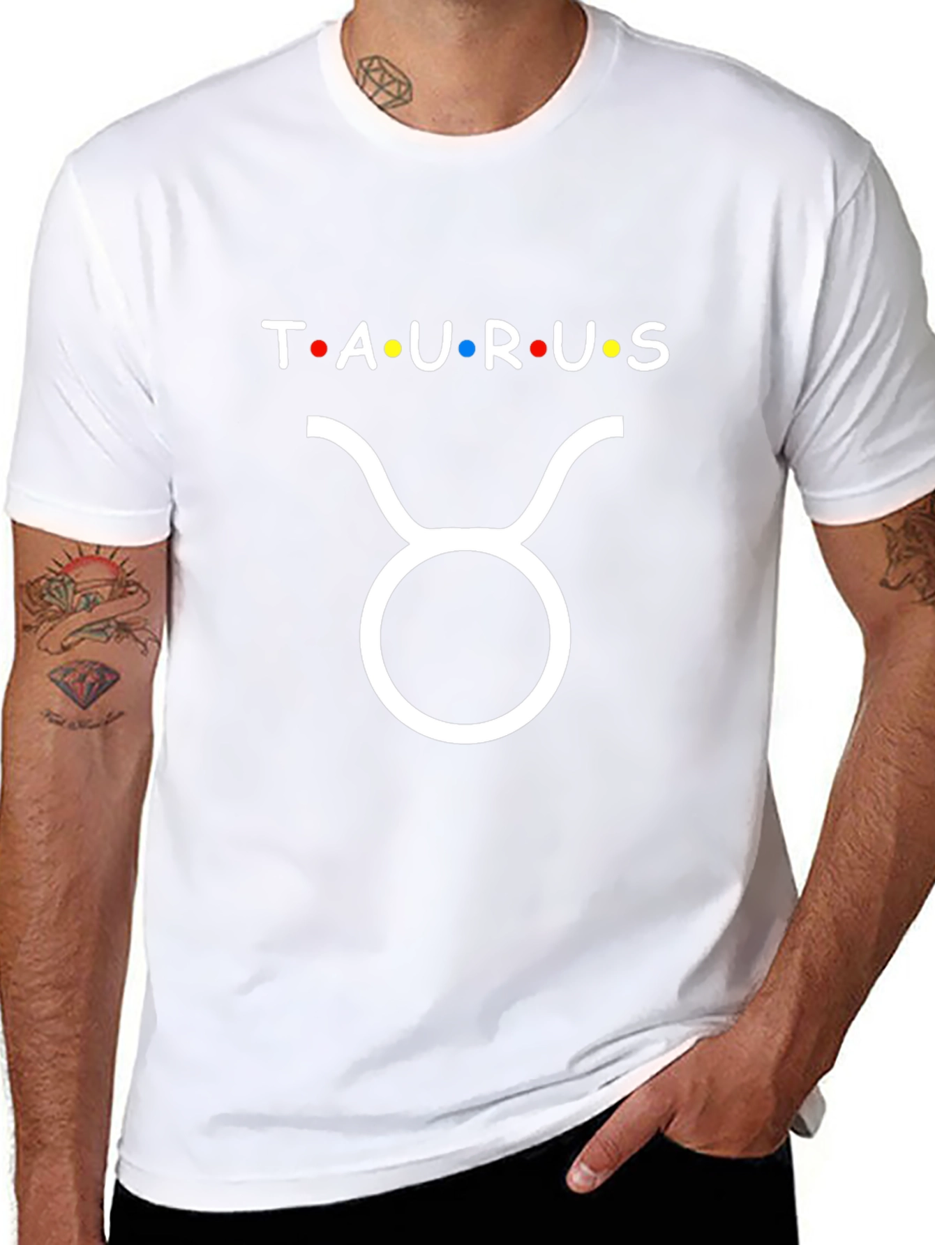 Camiseta Negra Taurus Zodiaco