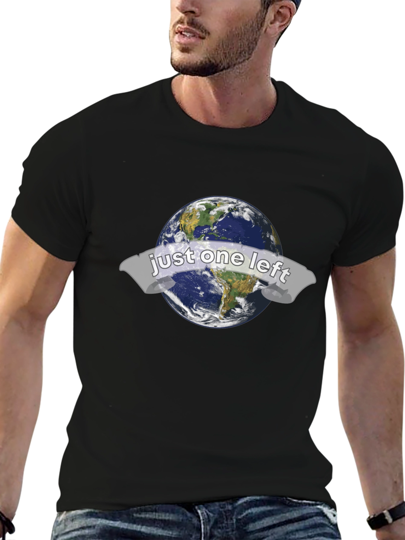 Camiseta Negra Solo Uno Queda - Protección del Planeta