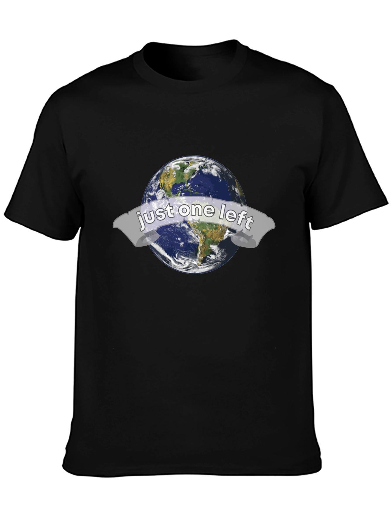 Camiseta Negra Solo Uno Queda - Protección del Planeta