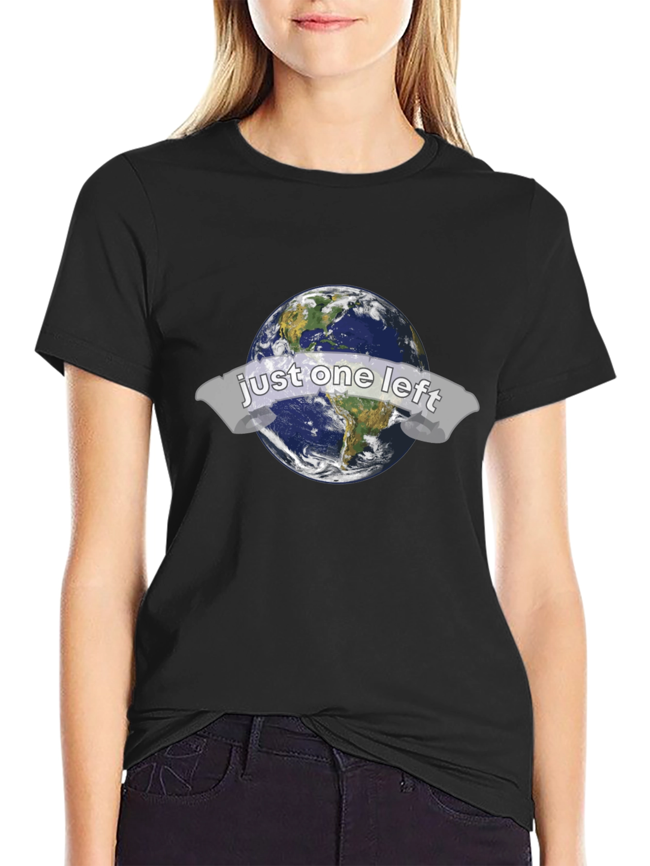 Camiseta Negra Solo Uno Queda - Protección del Planeta