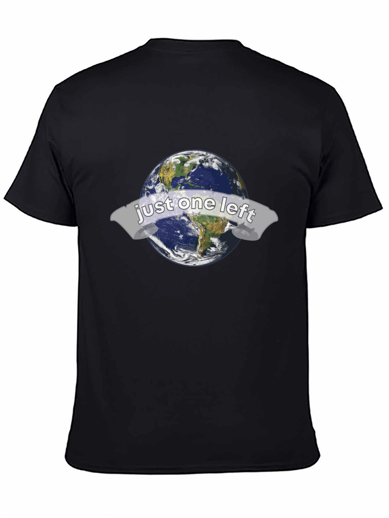 Camiseta Negra Solo Uno Queda - Protección del Planeta
