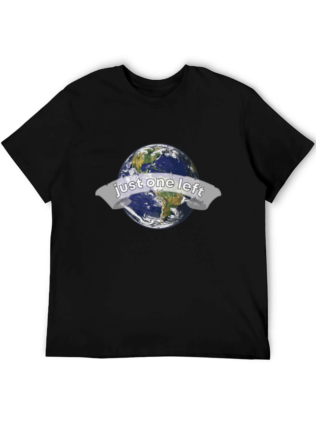 Camiseta Negra Solo Uno Queda - Protección del Planeta
