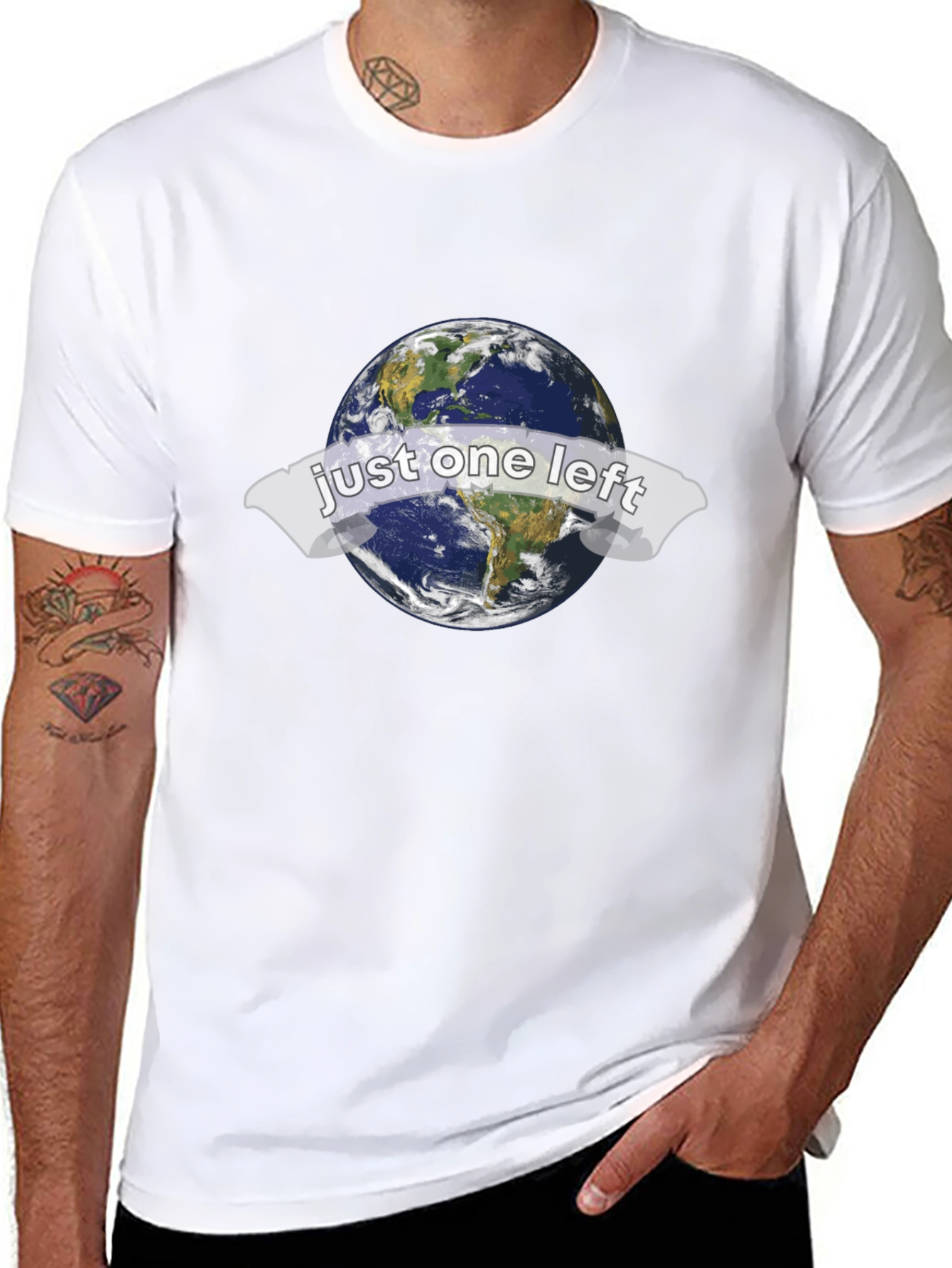 Camiseta Negra Solo Uno Queda - Protección del Planeta